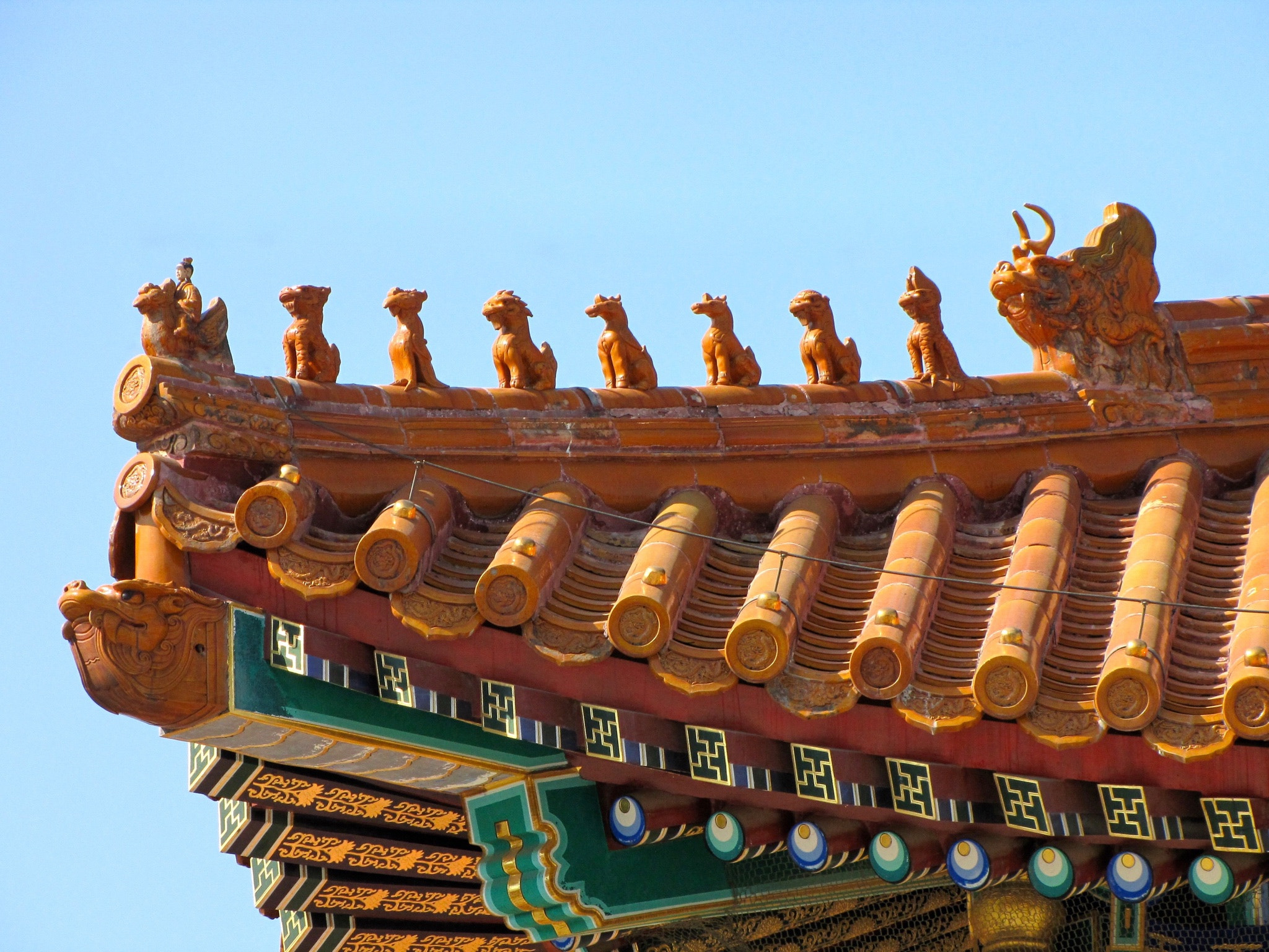 Canon PowerShot SX1 IS sample photo. Keeping the forbidden city safe photography