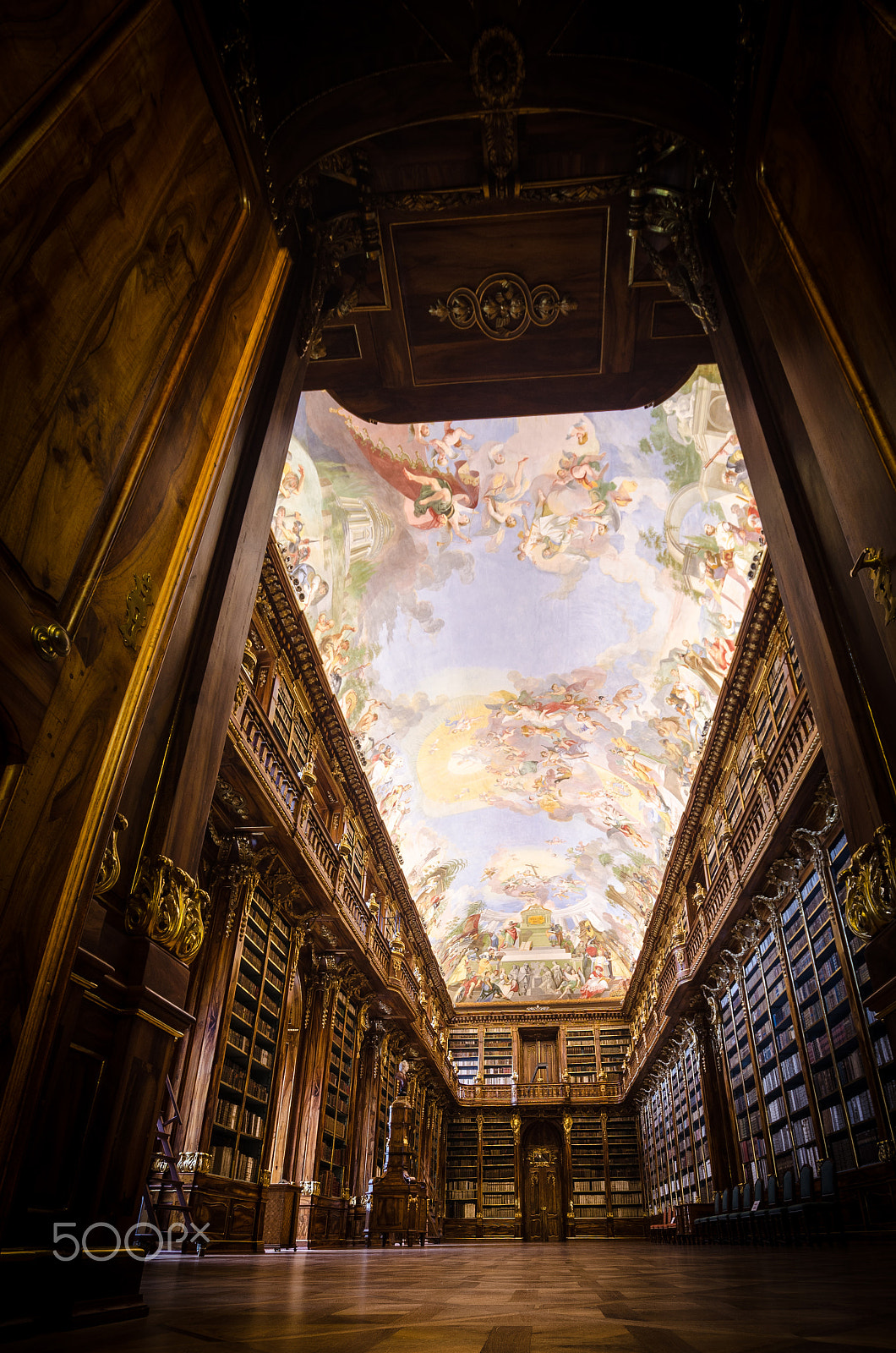 Nikon D5100 + Sigma 10-20mm F3.5 EX DC HSM sample photo. The klementinum library in prague, czech republic photography