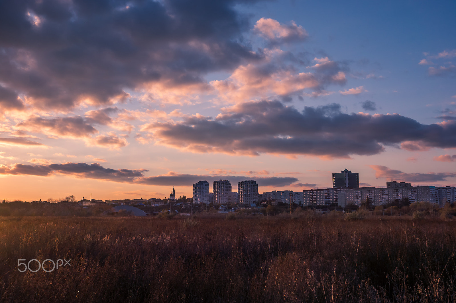 Sony SLT-A65 (SLT-A65V) sample photo. Autumn sunset photography