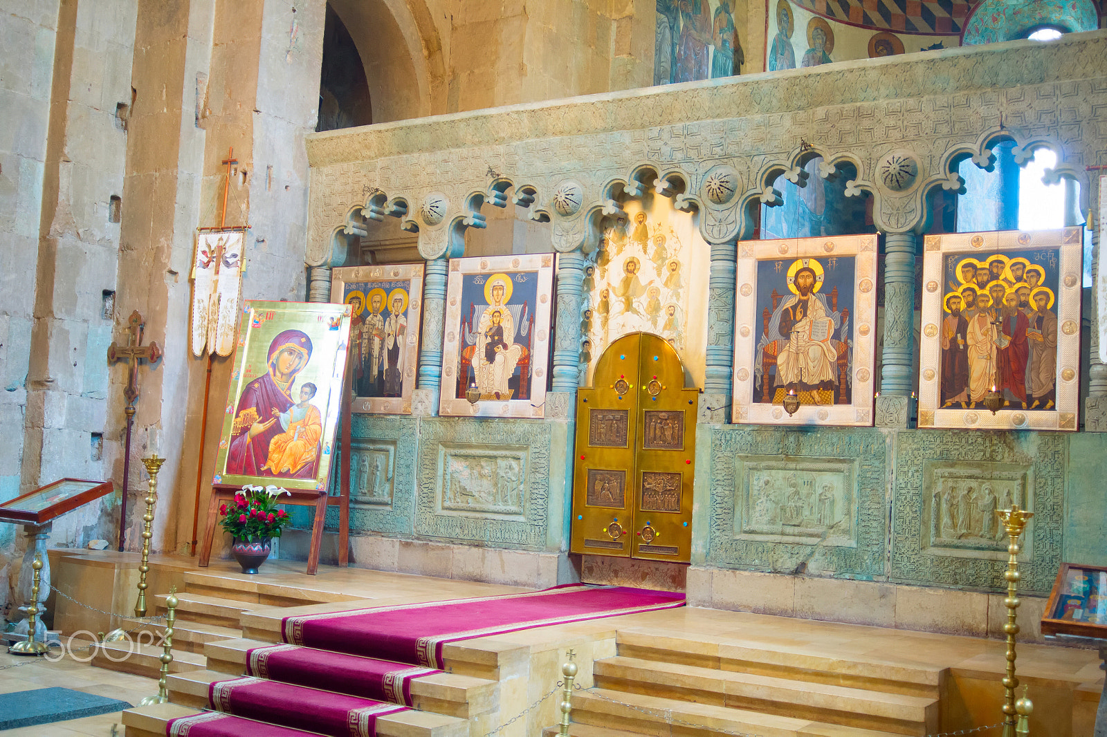Nikon Df sample photo. Svetitskhoveli cathedral altar. mtskheta, georgia photography