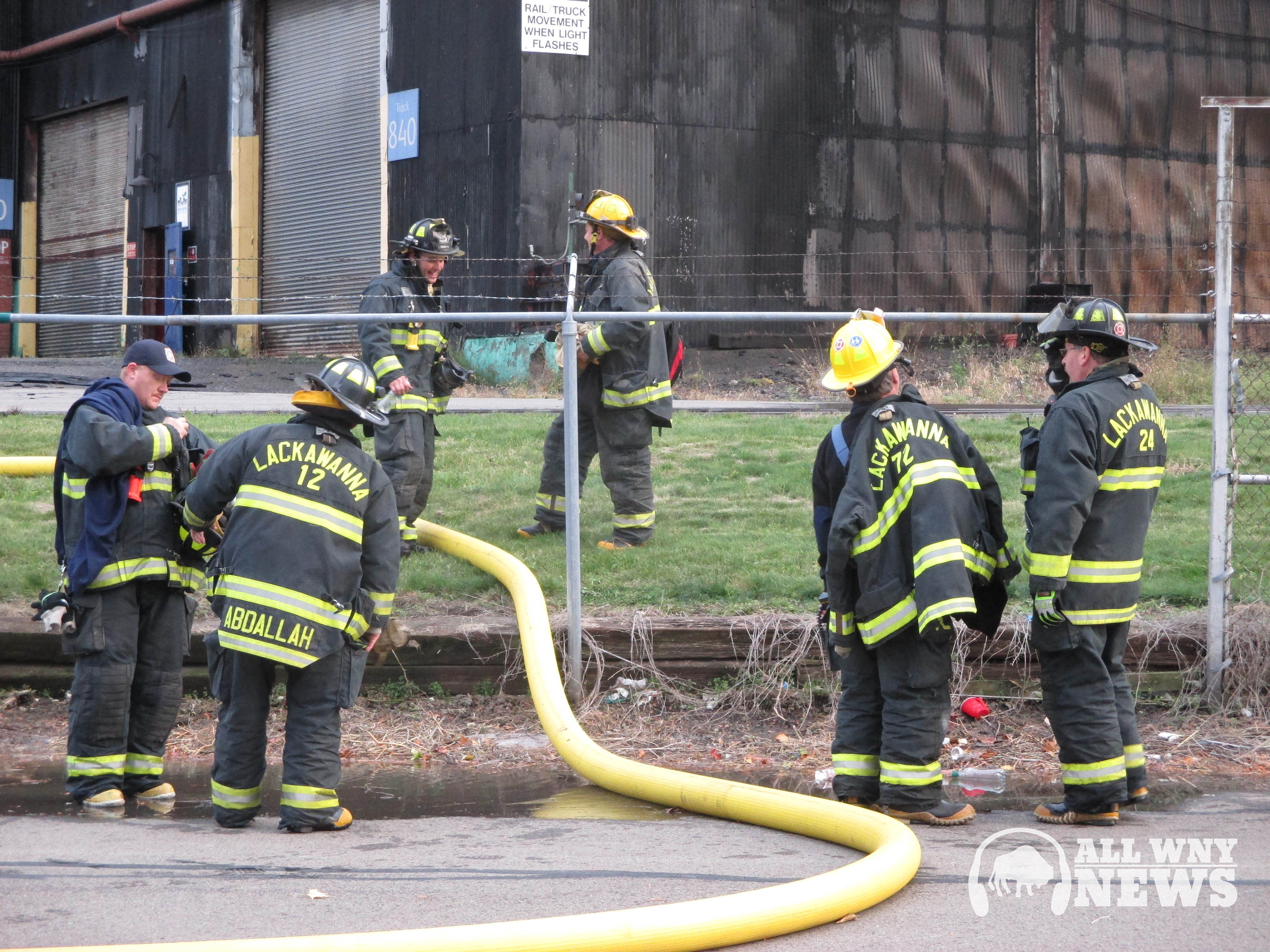 Canon PowerShot ELPH 135 (IXUS 145 / IXY 120) sample photo. Lackawanna fire photography