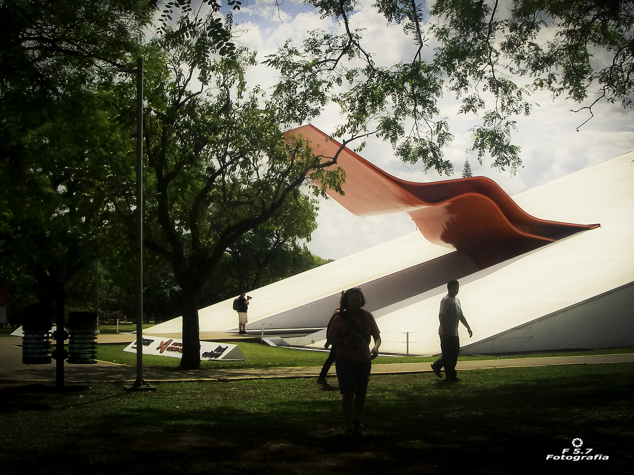 Pentax OPTIO W10 sample photo. Ibirapuera auditorium - são paulo - brasil photography