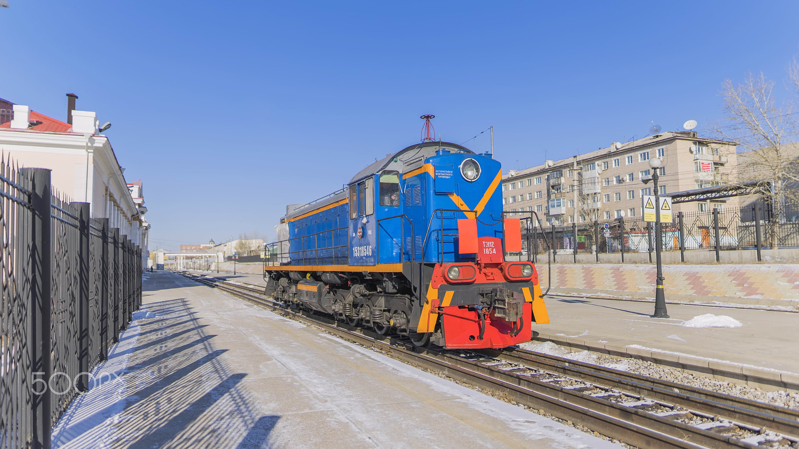 Sony a7 II sample photo. Russia train photography