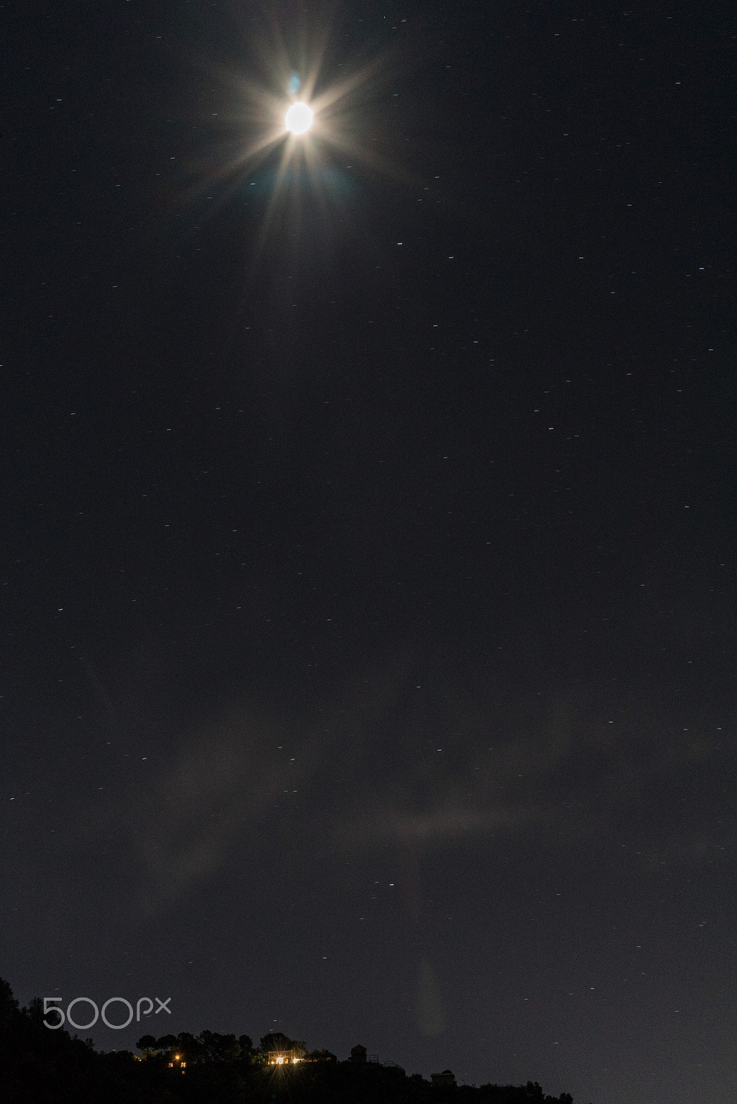 Sony a7S II + Sony Sonnar T* FE 55mm F1.8 ZA sample photo. Moonlight photography