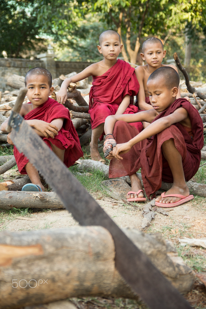 Sony SLT-A65 (SLT-A65V) + 17-50mm F2.8 sample photo. Young monks photography