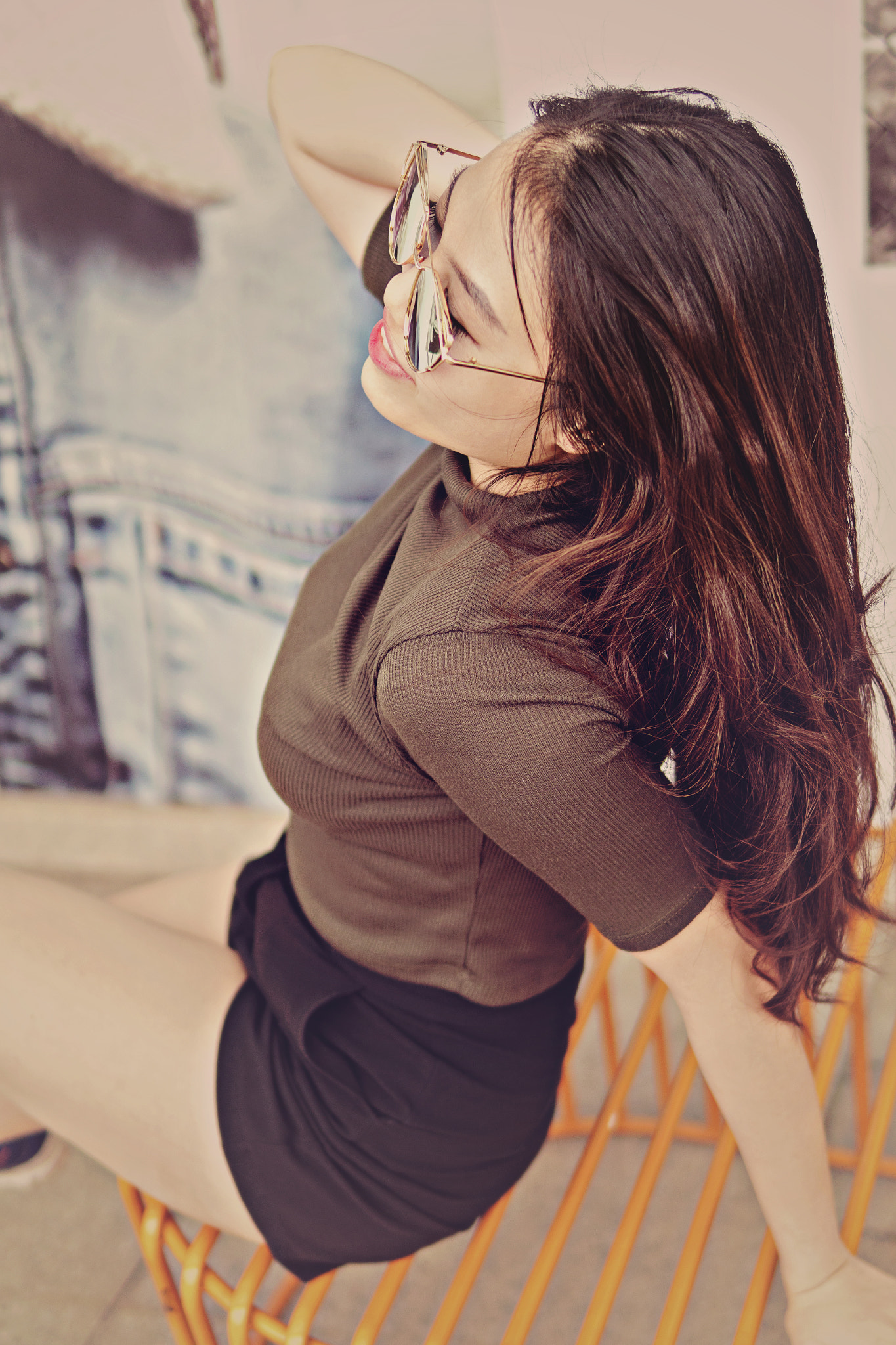 Sony a6300 + 30mm F1.4 DC DN | Contemporary 016 sample photo. Thru the cat eyes photography