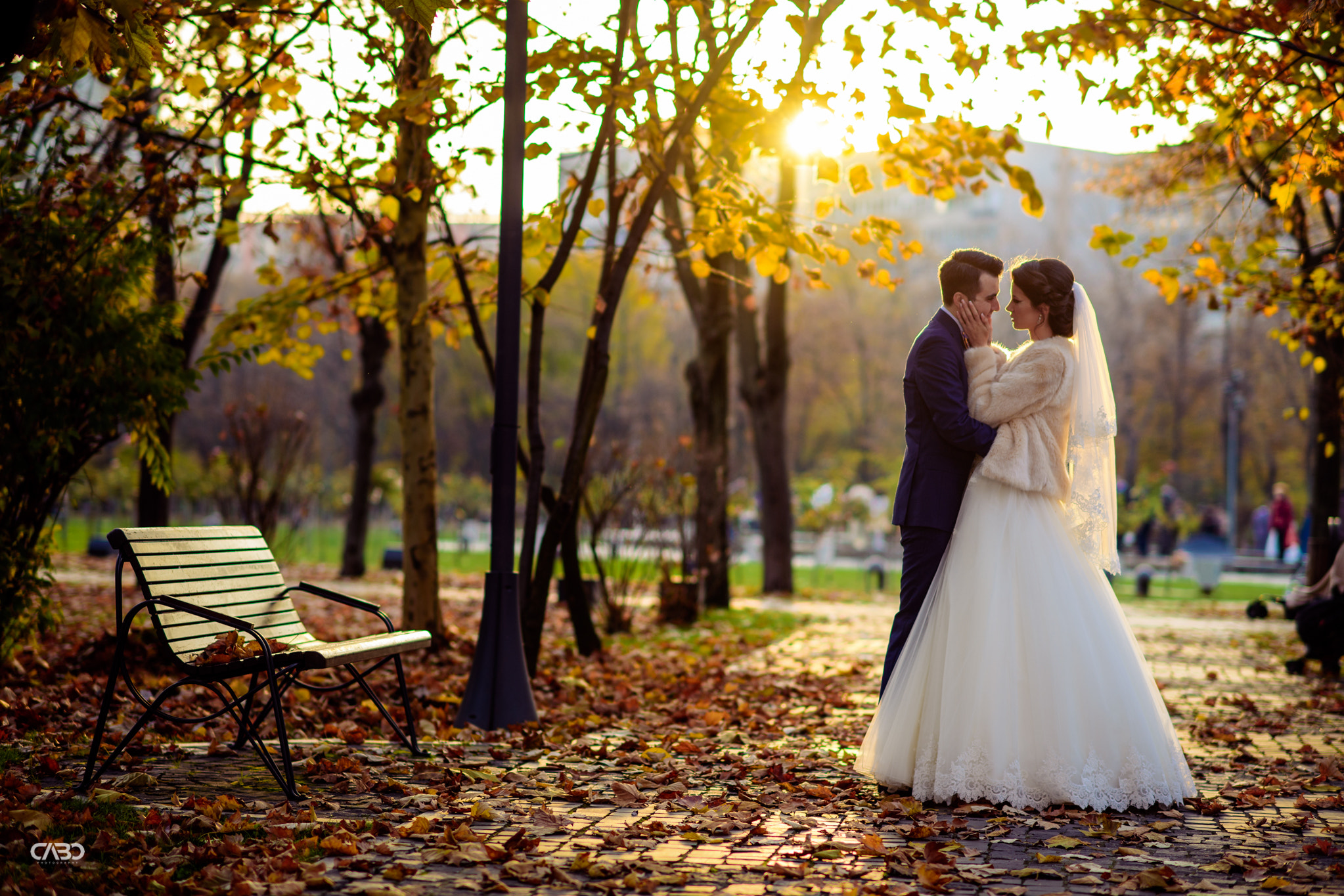 Nikon D5 sample photo. Autumn wedding photography