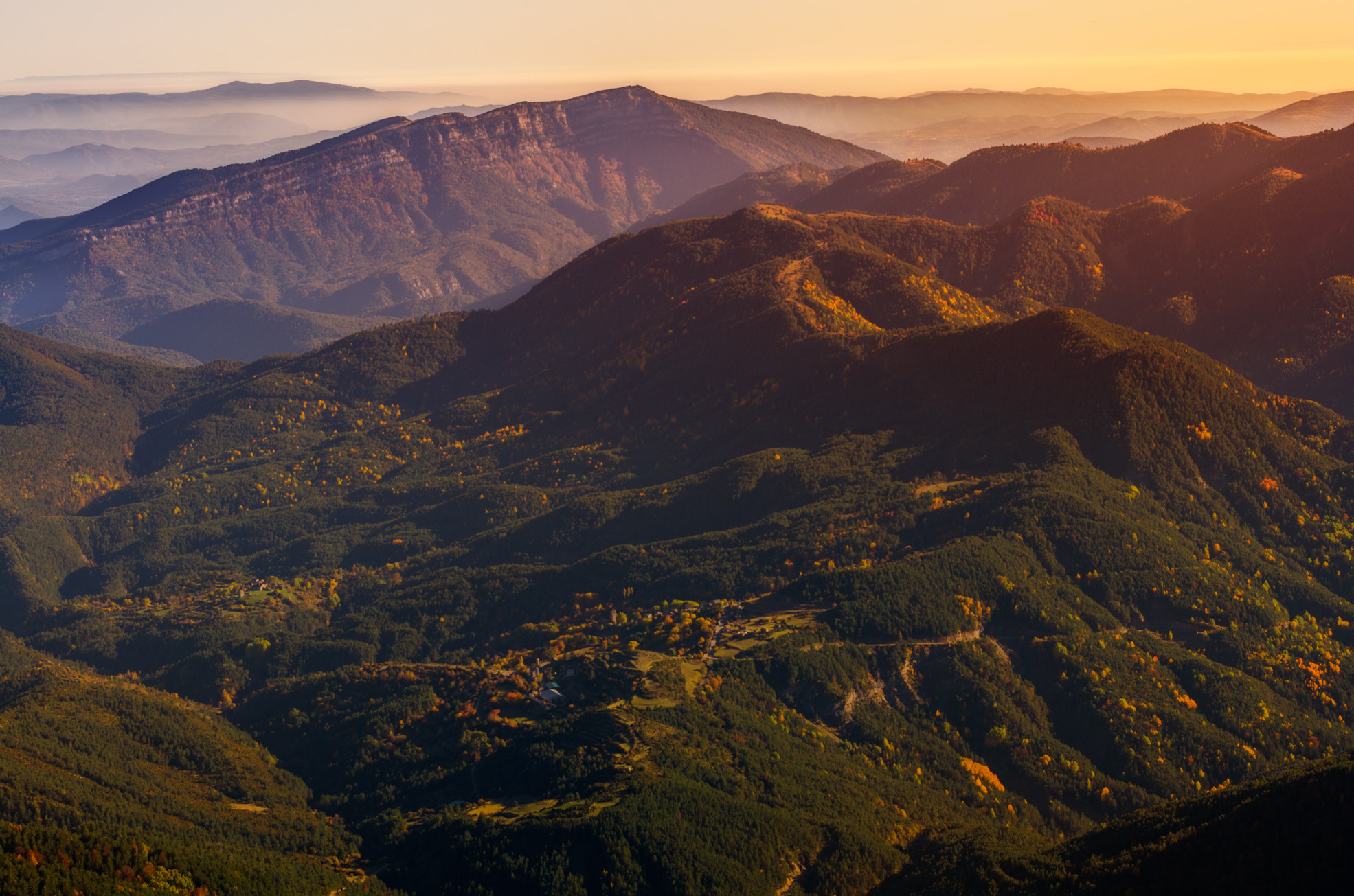 Nikon D7000 sample photo. Valle de vió desde la cima photography