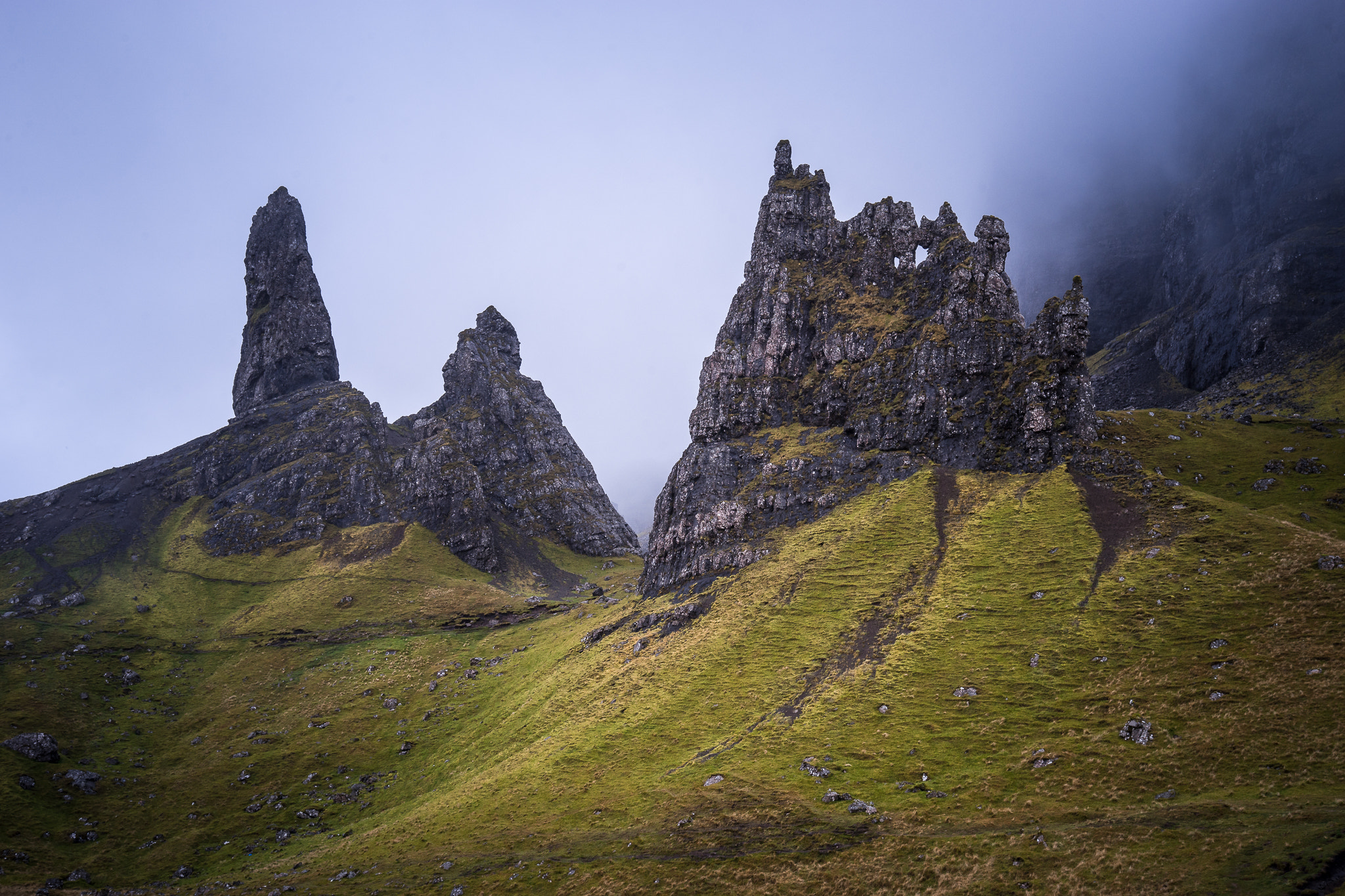 Canon EF 16-35mm F4L IS USM sample photo. -fog at the storr- photography