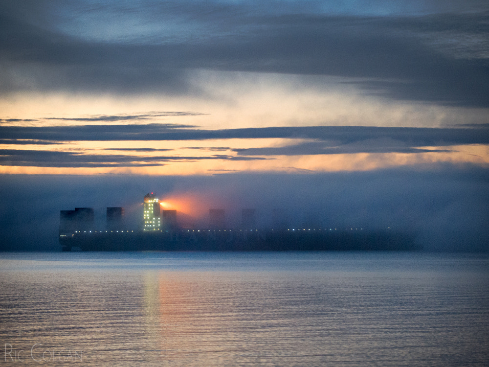 Nikon D3S sample photo. Foggy morning parking lot photography