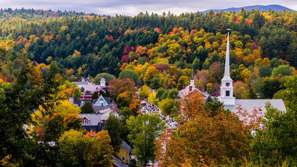 Fall foliage in Stowe Vermont by scenicvermontphotography on 500px.com