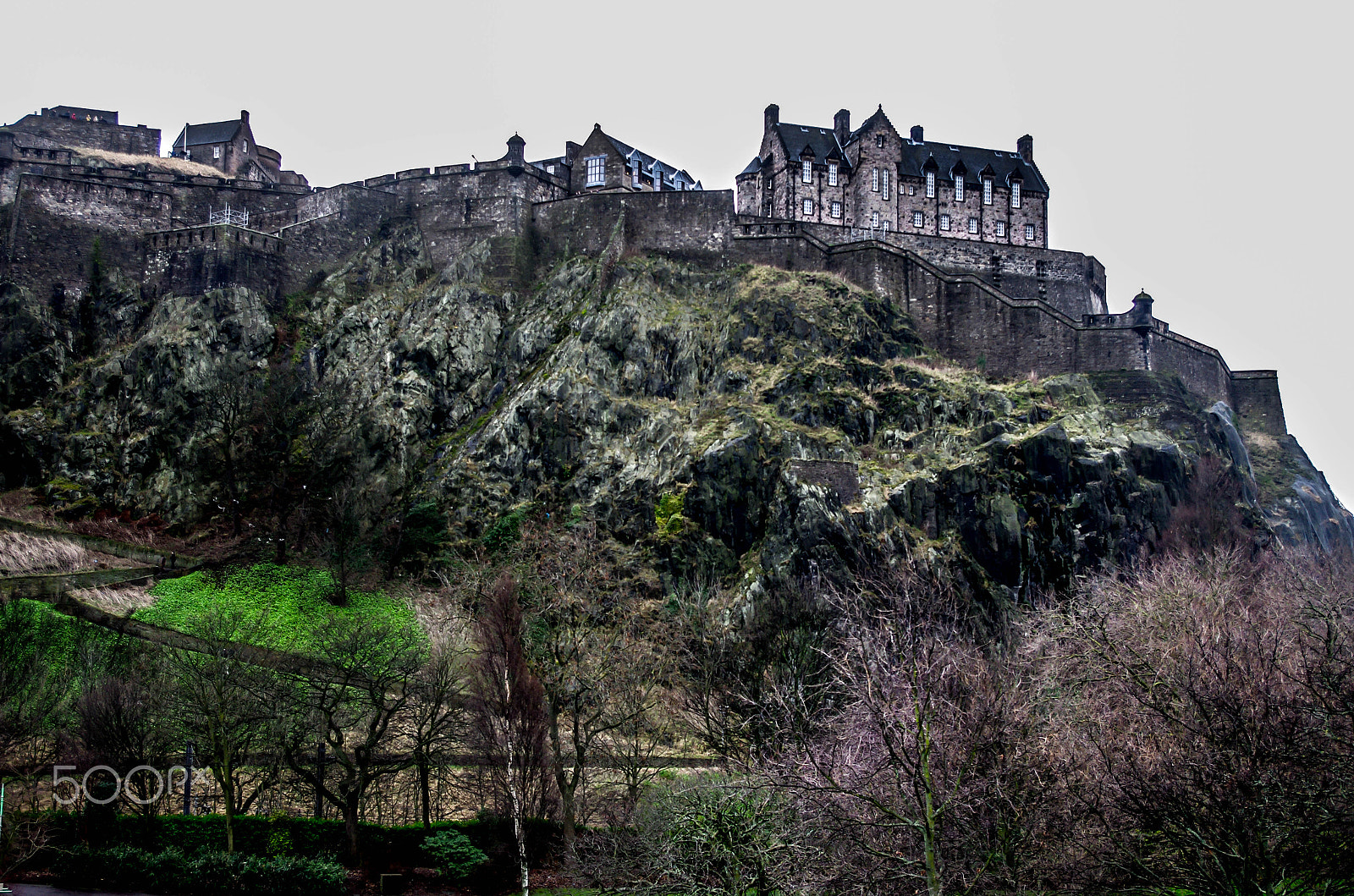 Pentax K-5 II sample photo. Edinburgh castle photography