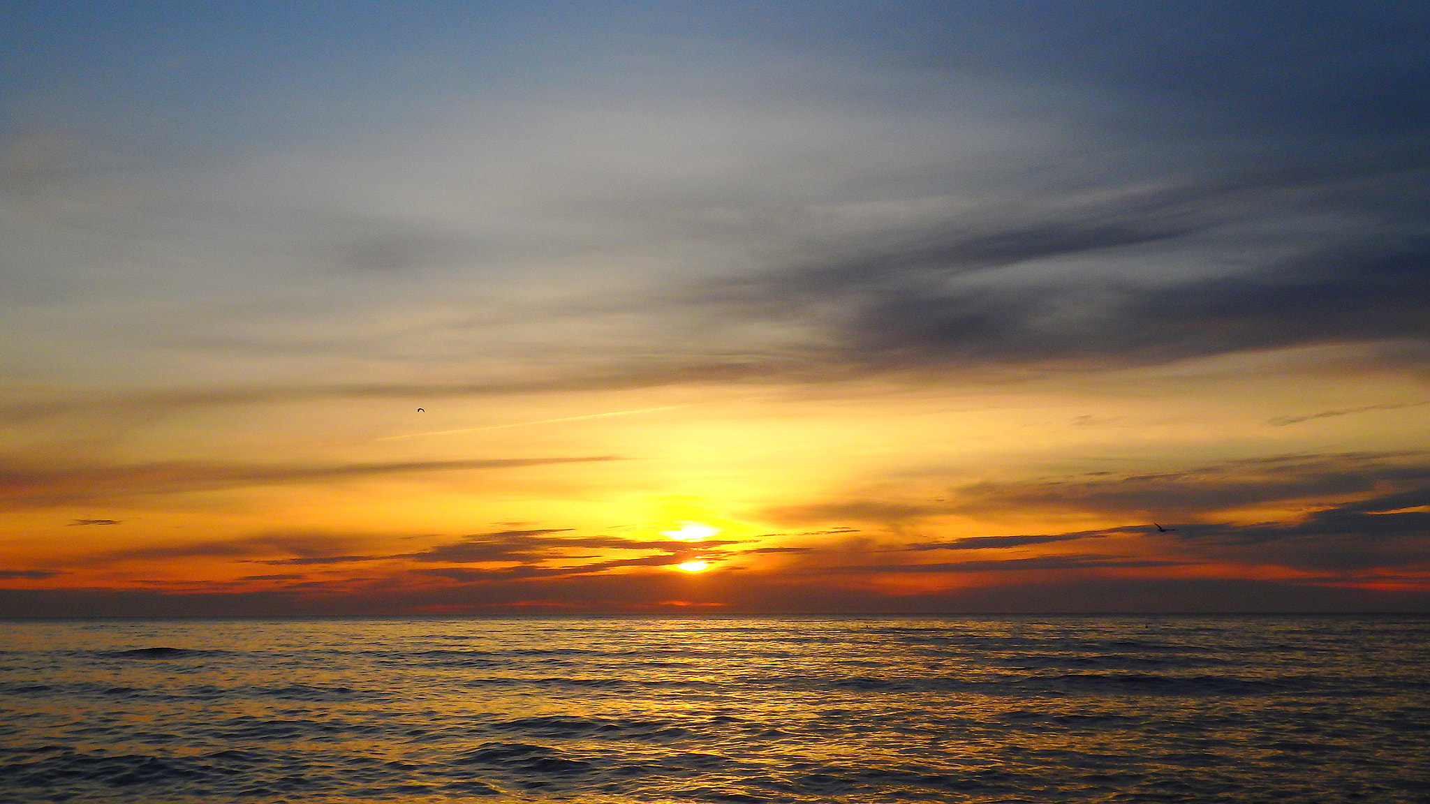 Olympus TG-850 sample photo. Shining sea 3 photography