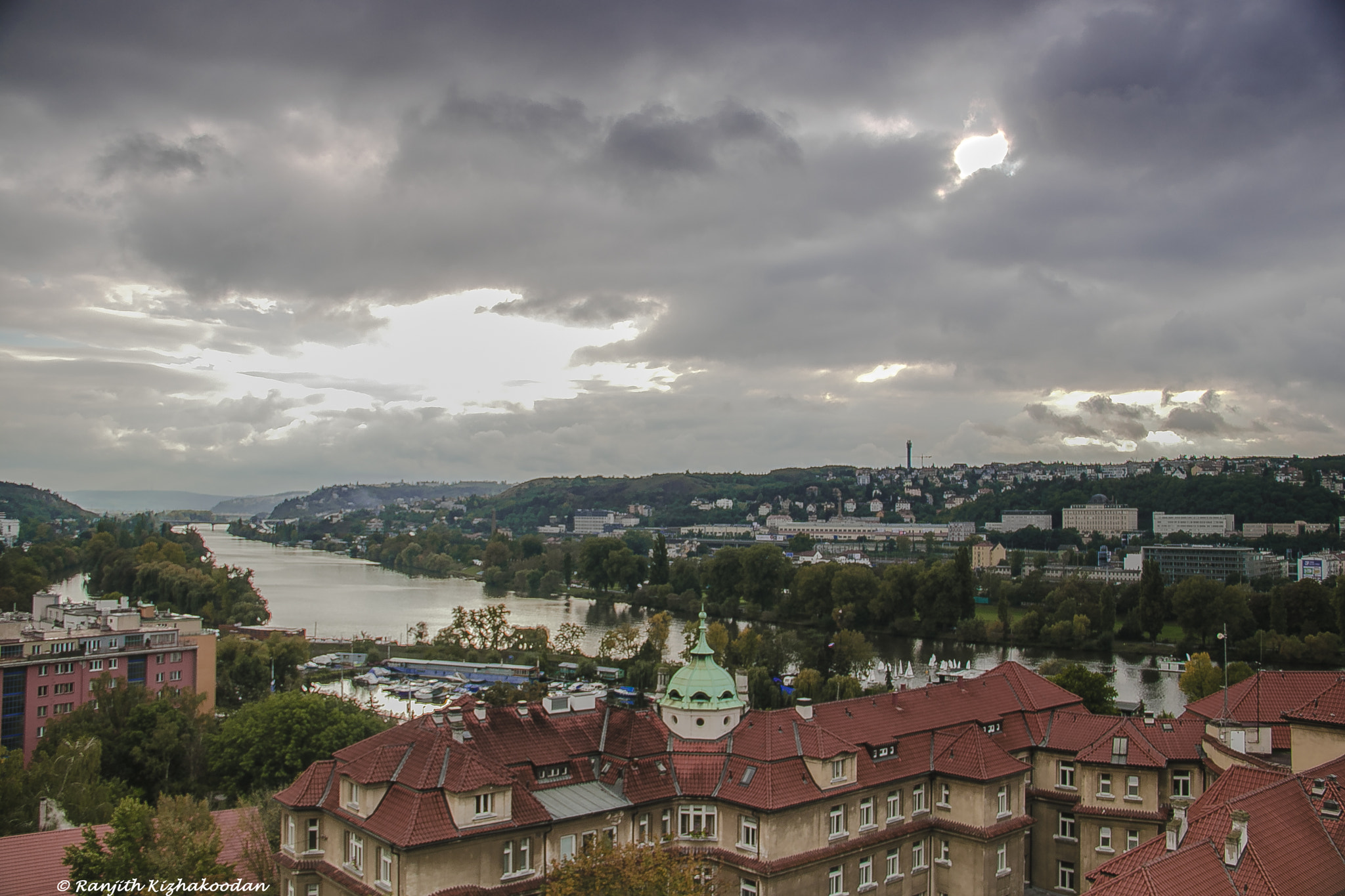 Canon EOS 80D sample photo. View from vysehrad hill photography