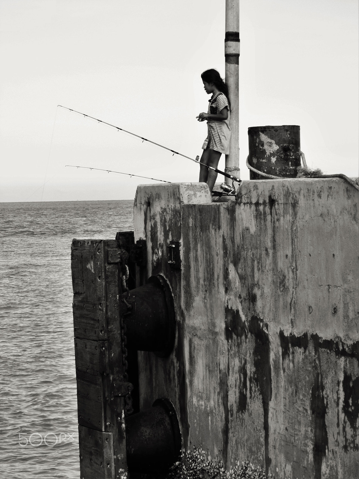 Sony DSC-W630 sample photo. Fishing girl photography