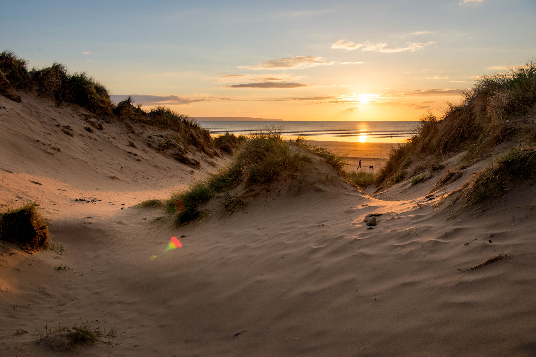 Nikon AF-S Nikkor 24-70mm F2.8E ED VR sample photo. Sand dune sunset photography