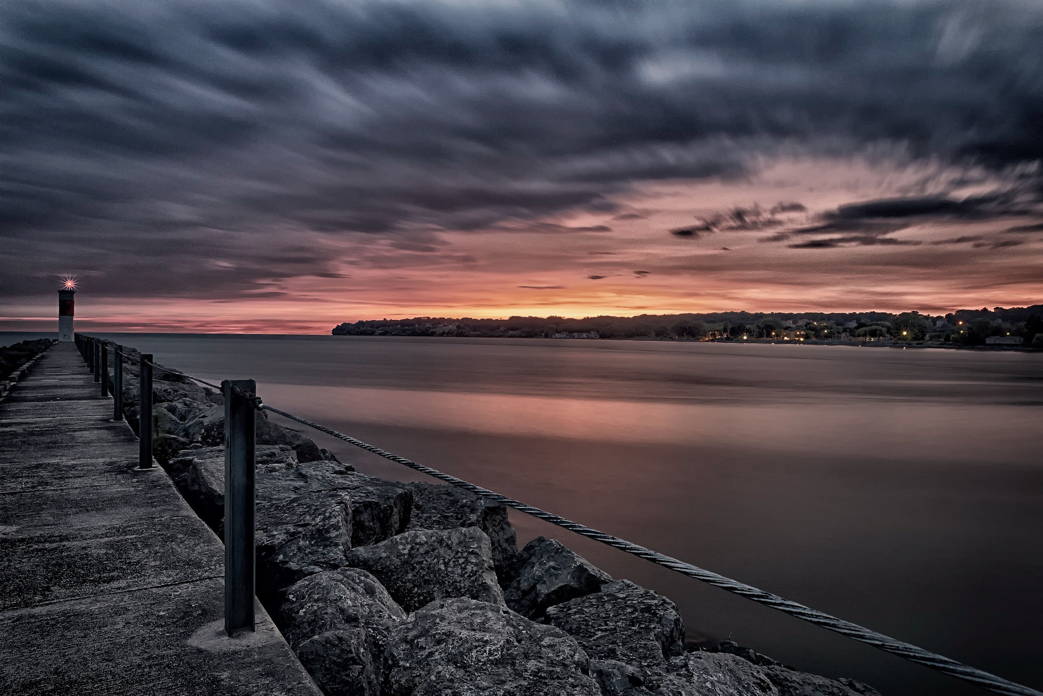 Canon EF 16-35mm F2.8L II USM sample photo. Sunrise on the pier photography