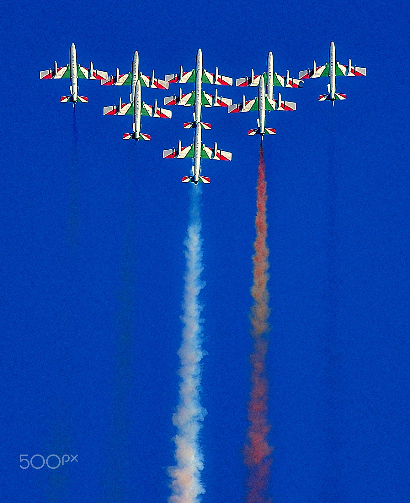 Nikon D600 + AF Nikkor 300mm f/4 IF-ED sample photo. Frecce tricolori maggio loano () photography