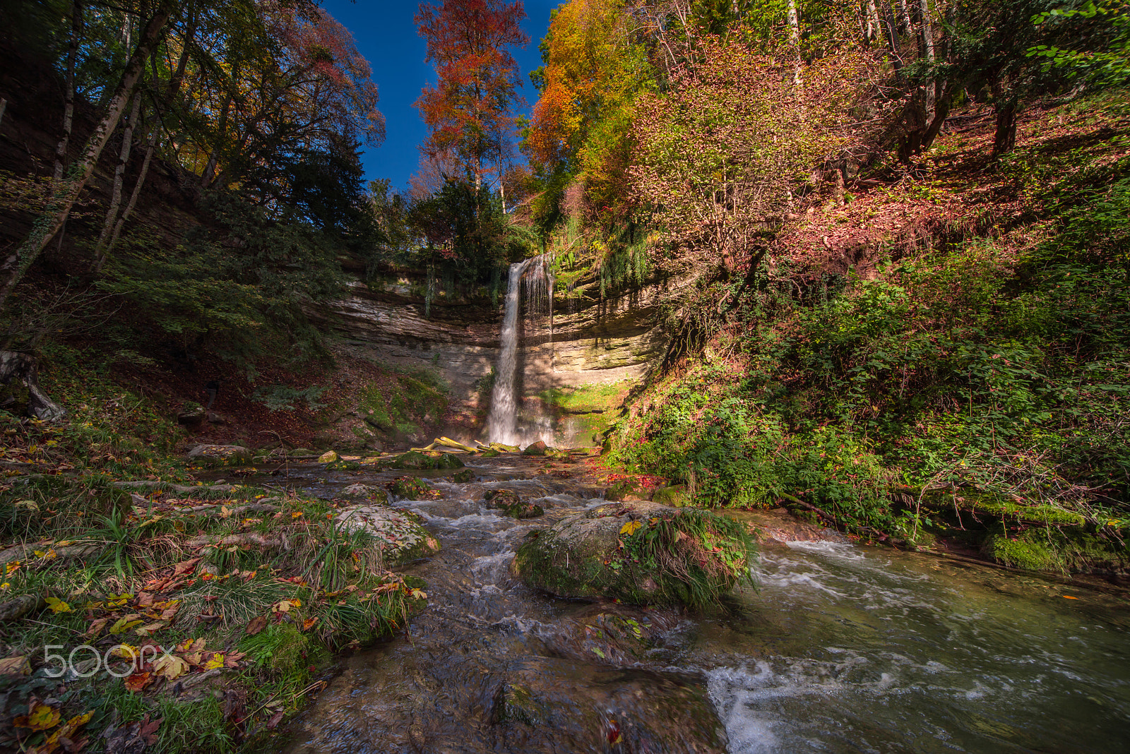 Nikon D800 sample photo. Waterfall dar photography