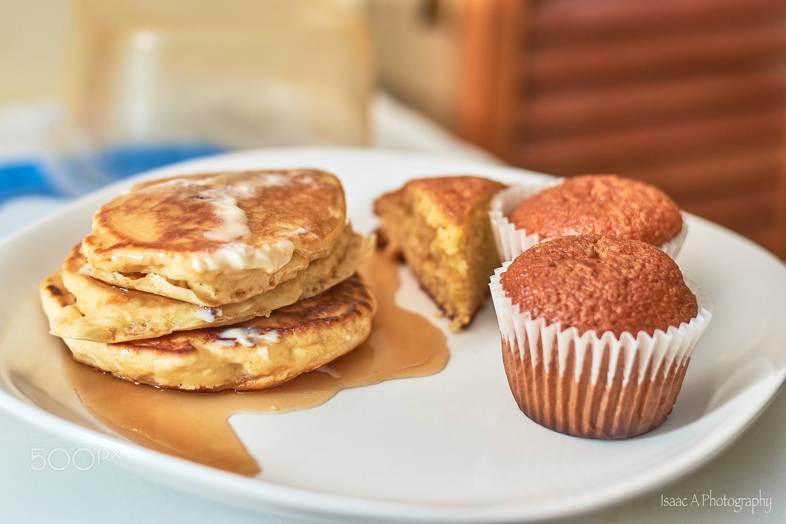 Nikon AF-S Nikkor 50mm F1.8G sample photo. Delicious breakfast pancake and cupcake photography