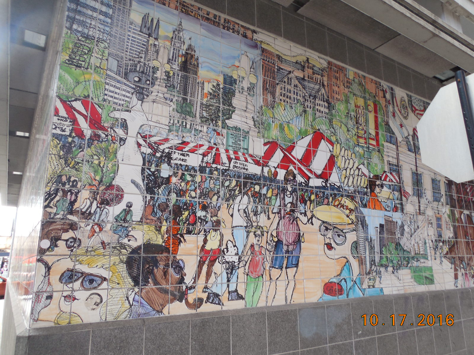 Nikon COOLPIX L620 sample photo. Mural at federal and van buren vii photography