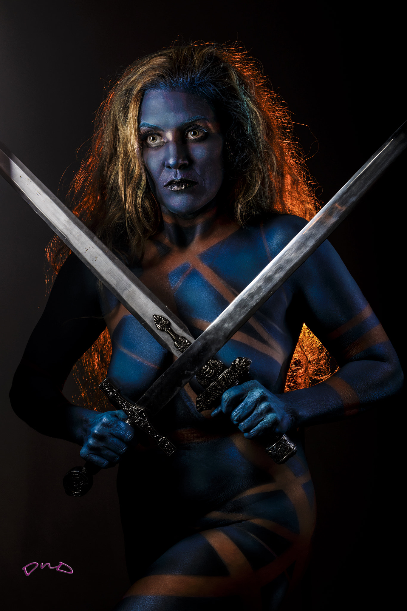 EF28-70mm f/2.8L USM sample photo. Warrior woman-9 photography