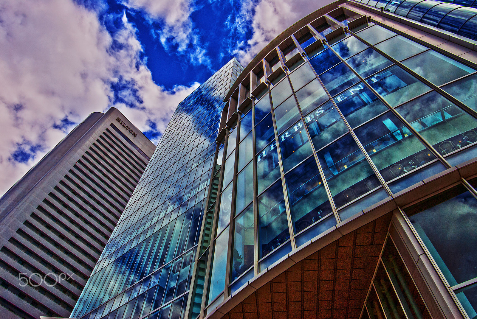 Nikon AF-S Nikkor 16-35mm F4G ED VR sample photo. Osaka building gathering (hdr) photography