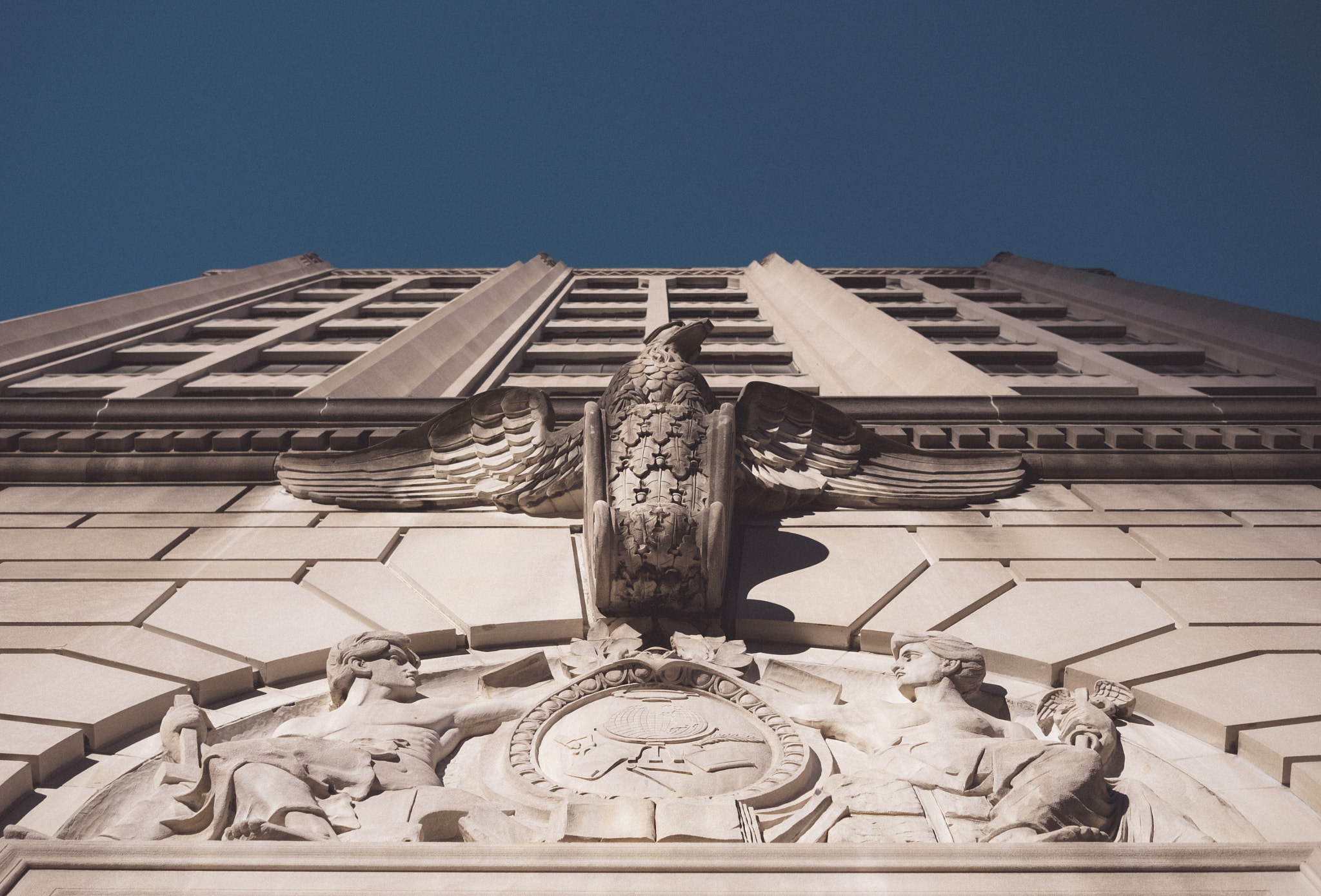 Fujifilm X-E1 + Fujifilm XF 27mm F2.8 sample photo. Eagle keeping watch photography