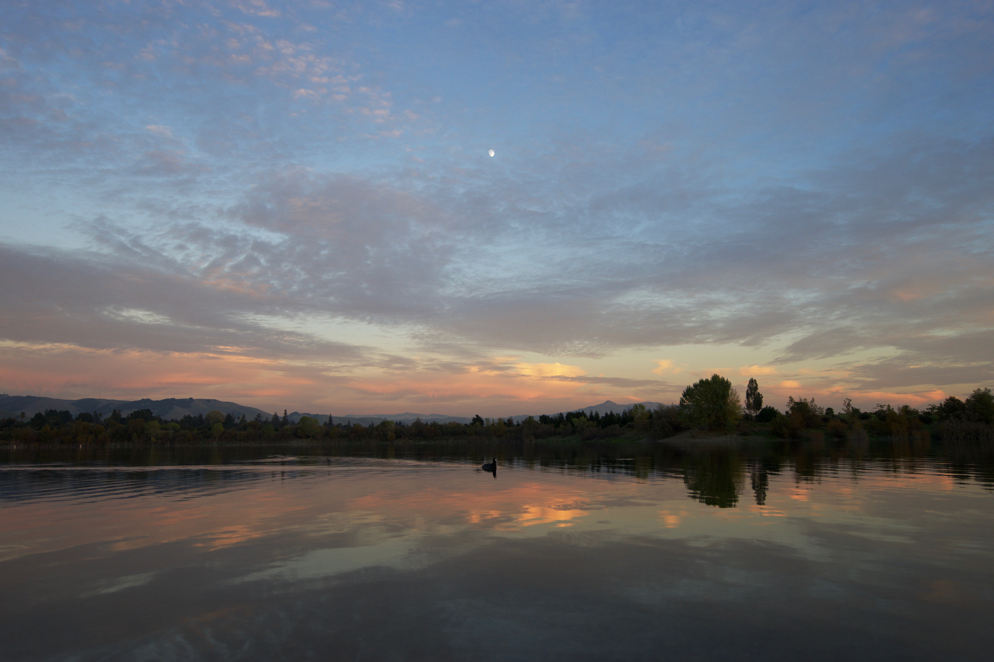 Sony a7 sample photo. Evening walk at the lake photography