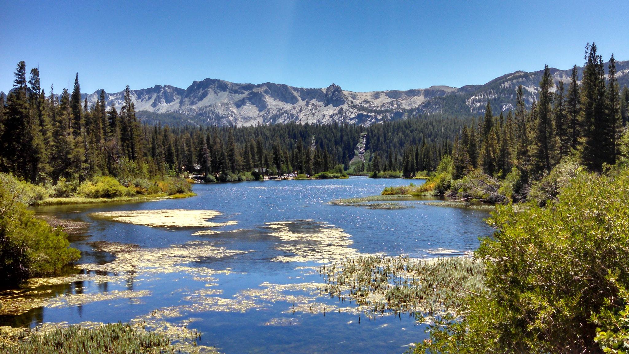 Motorola DROID RAZR HD sample photo. Mammoth mountain lake photography
