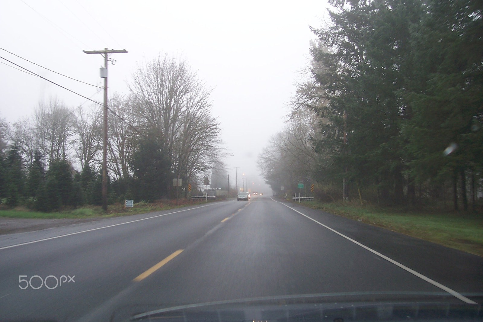 Kodak CX7430 ZOOM DIGITAL CAMERA sample photo. Commute in fog photography