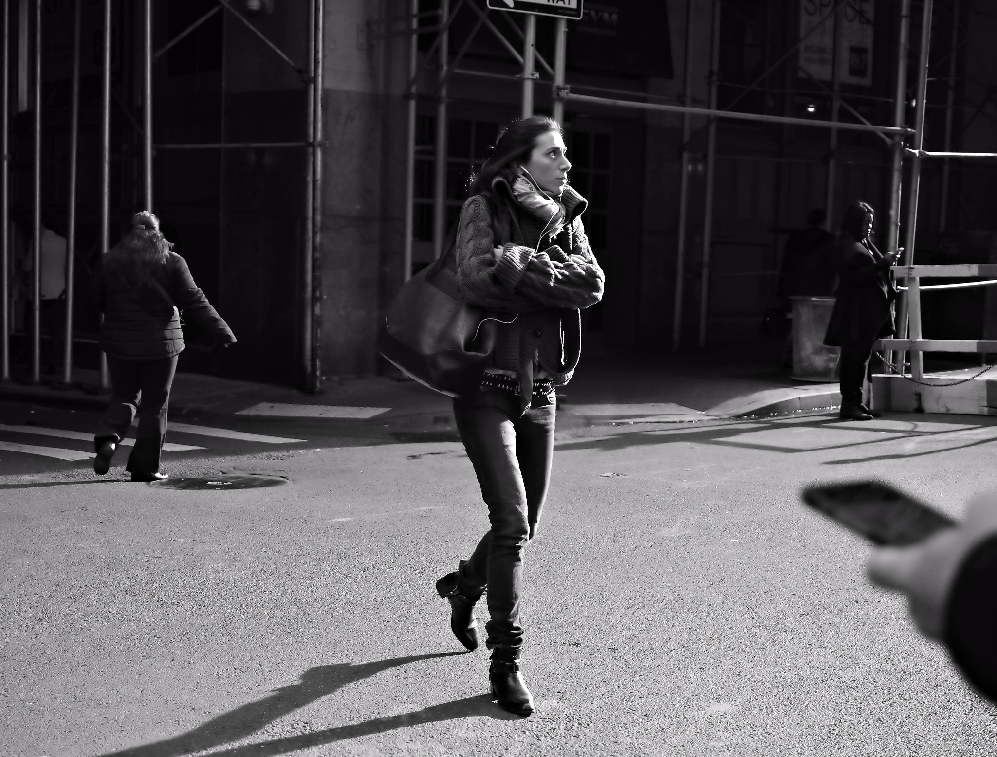 Pentax K-3 II sample photo. Insecurity (but i'm taking photo of anyone walking in the light) photography