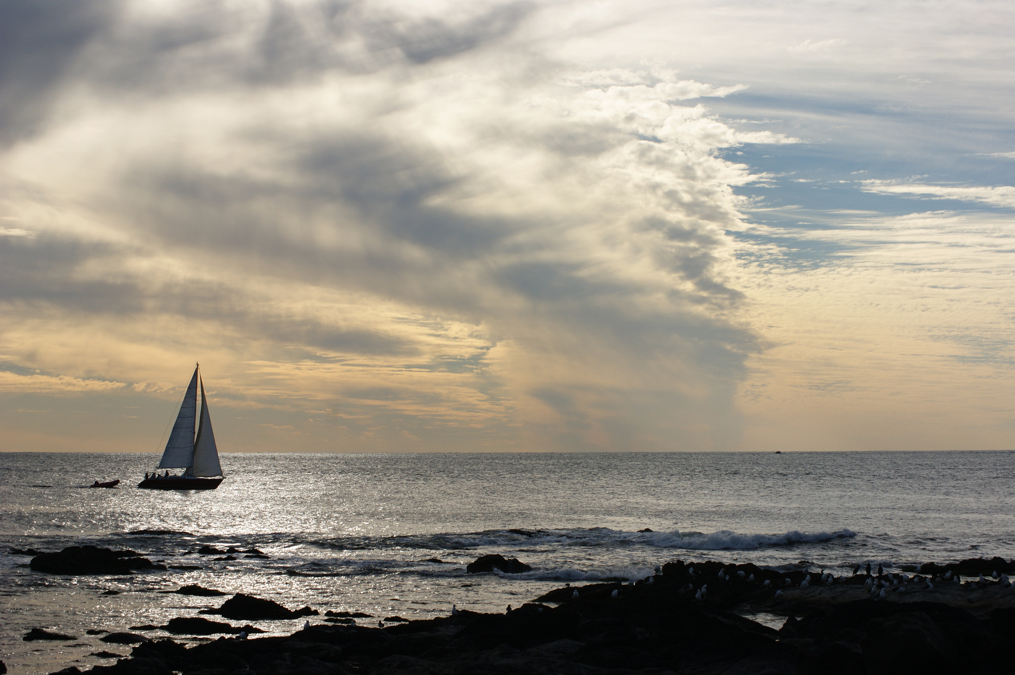 Sony Alpha DSLR-A390 + Sony DT 55-200mm F4-5.6 SAM sample photo. Sail on, sailor photography