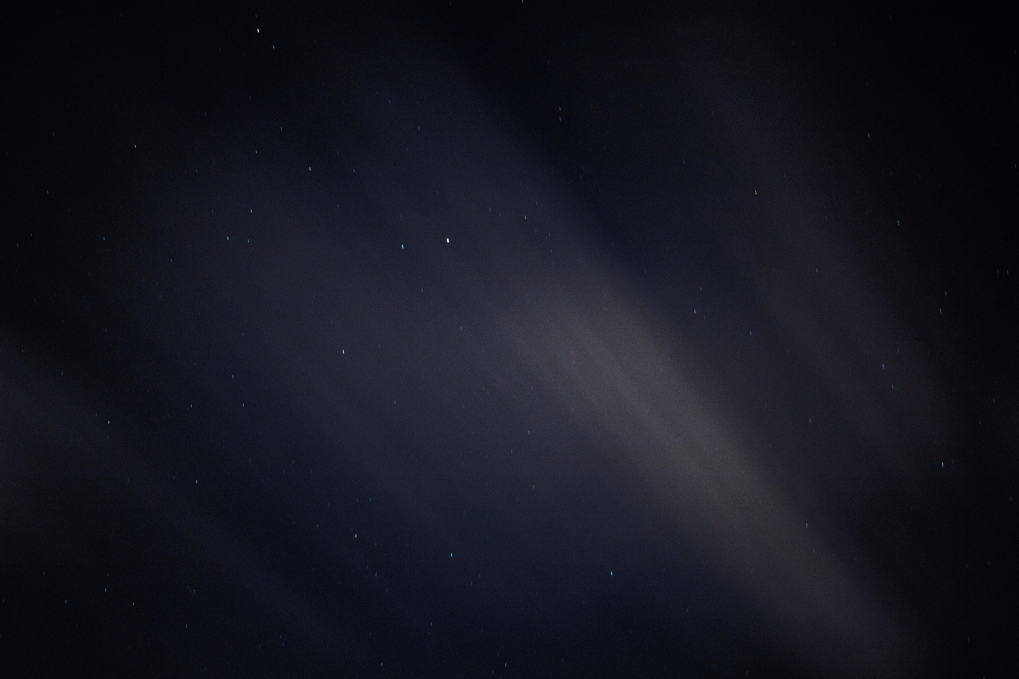 Canon EF-S 18-55mm F3.5-5.6 II sample photo. Night clouds photography