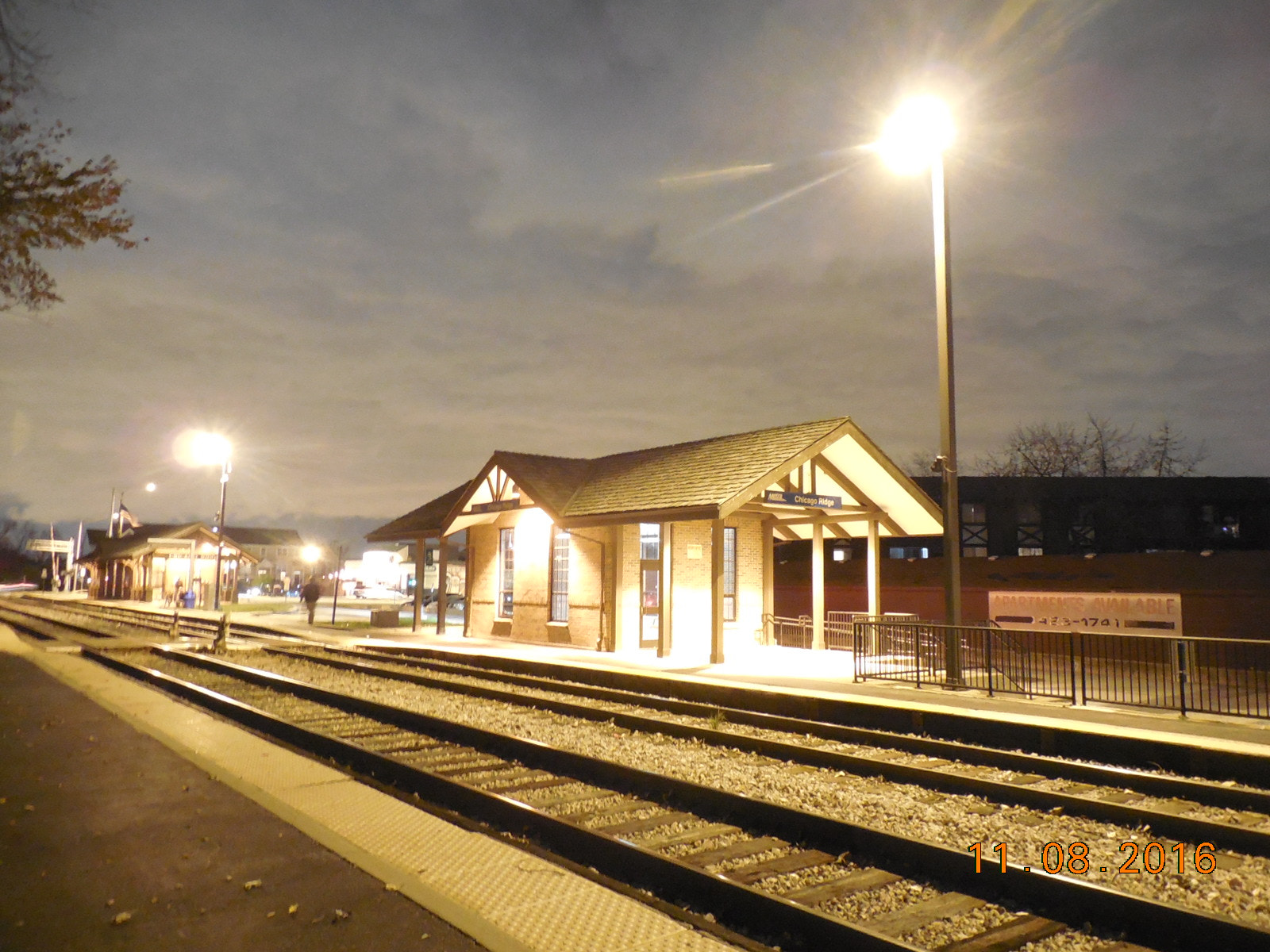 Nikon COOLPIX L620 sample photo. Lonely station at dusk photography