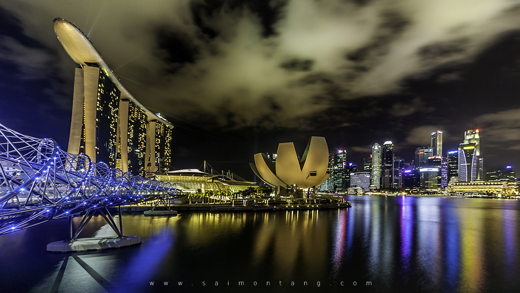 Canon EOS 5D sample photo. Marina bay, singapore photography