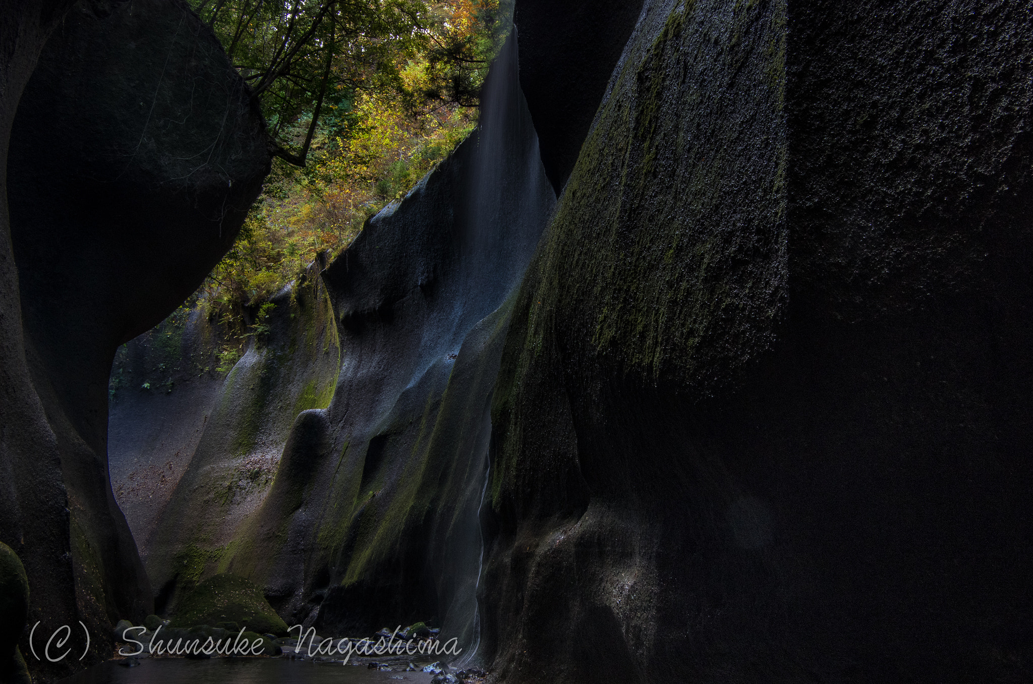 Pentax K-5 IIs sample photo. Yufugawa canyon photography