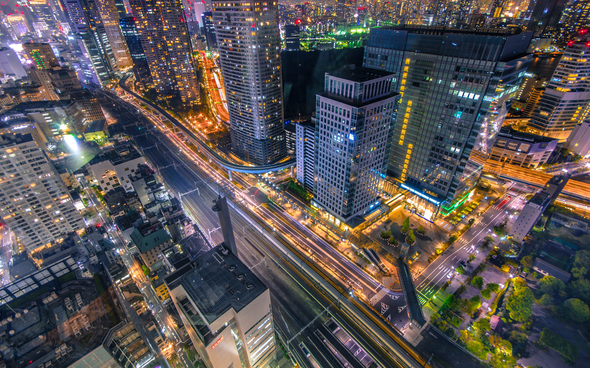 Sigma AF 10-20mm F4-5.6 EX DC sample photo. Tokyo night photography