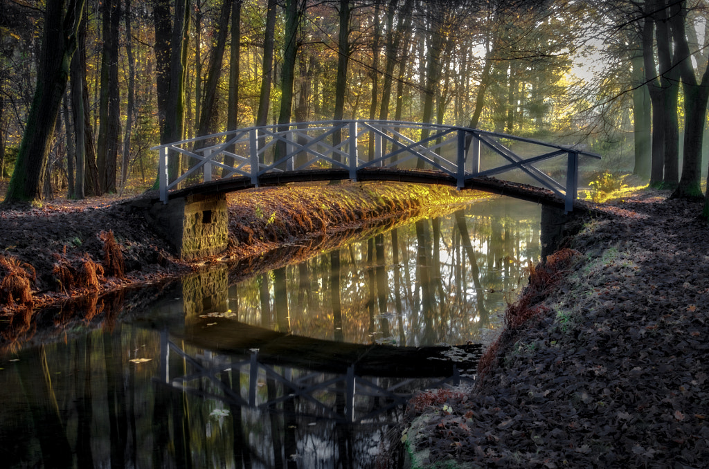 bridge over silent water by dirk derbaum on 500px.com
