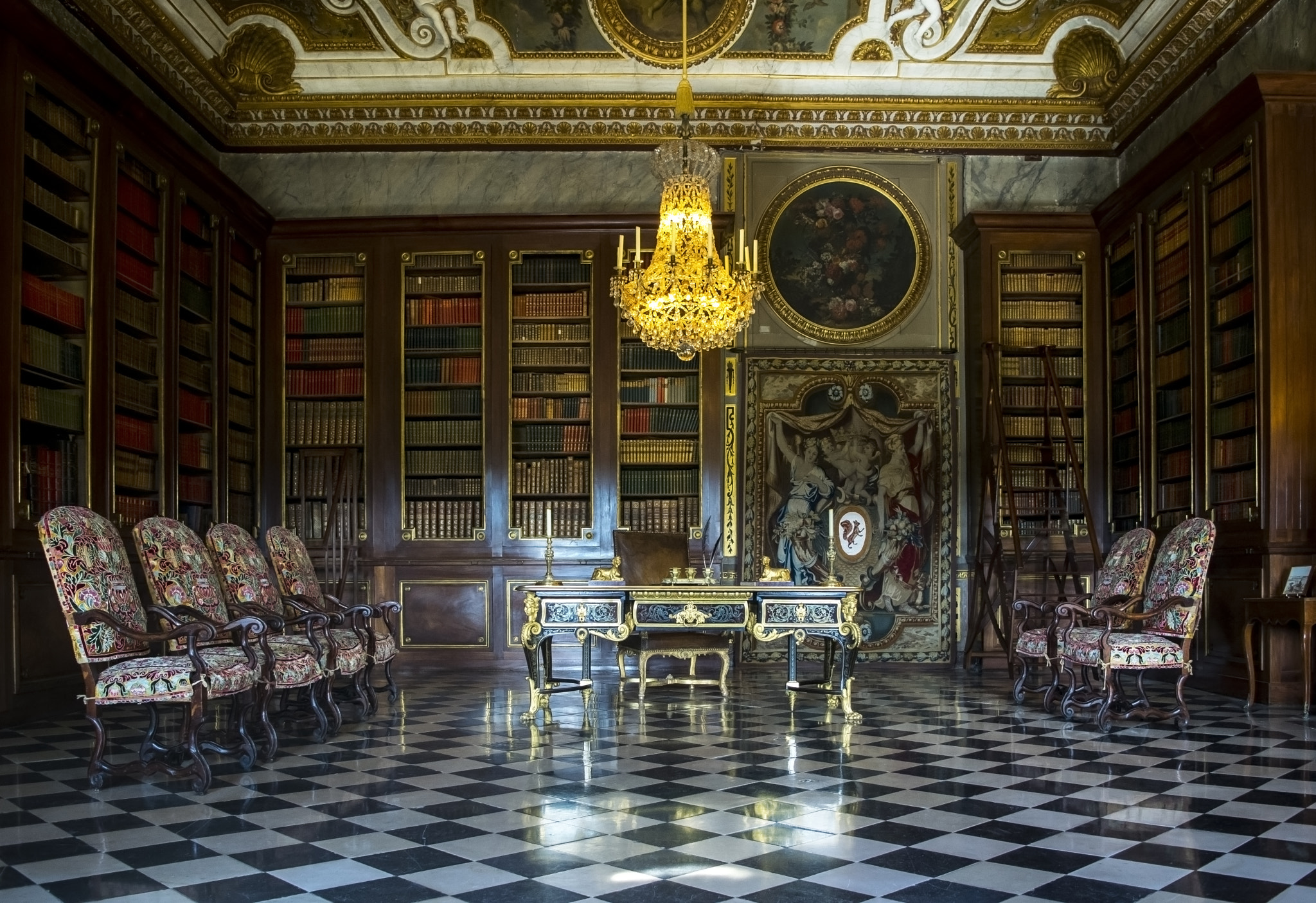 The Library - vaux le vicomte