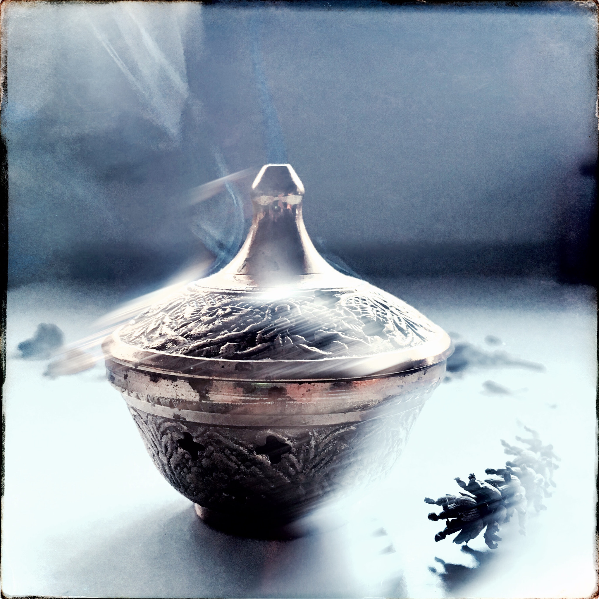 Hipstamatic 322 sample photo. Golden bowl photography