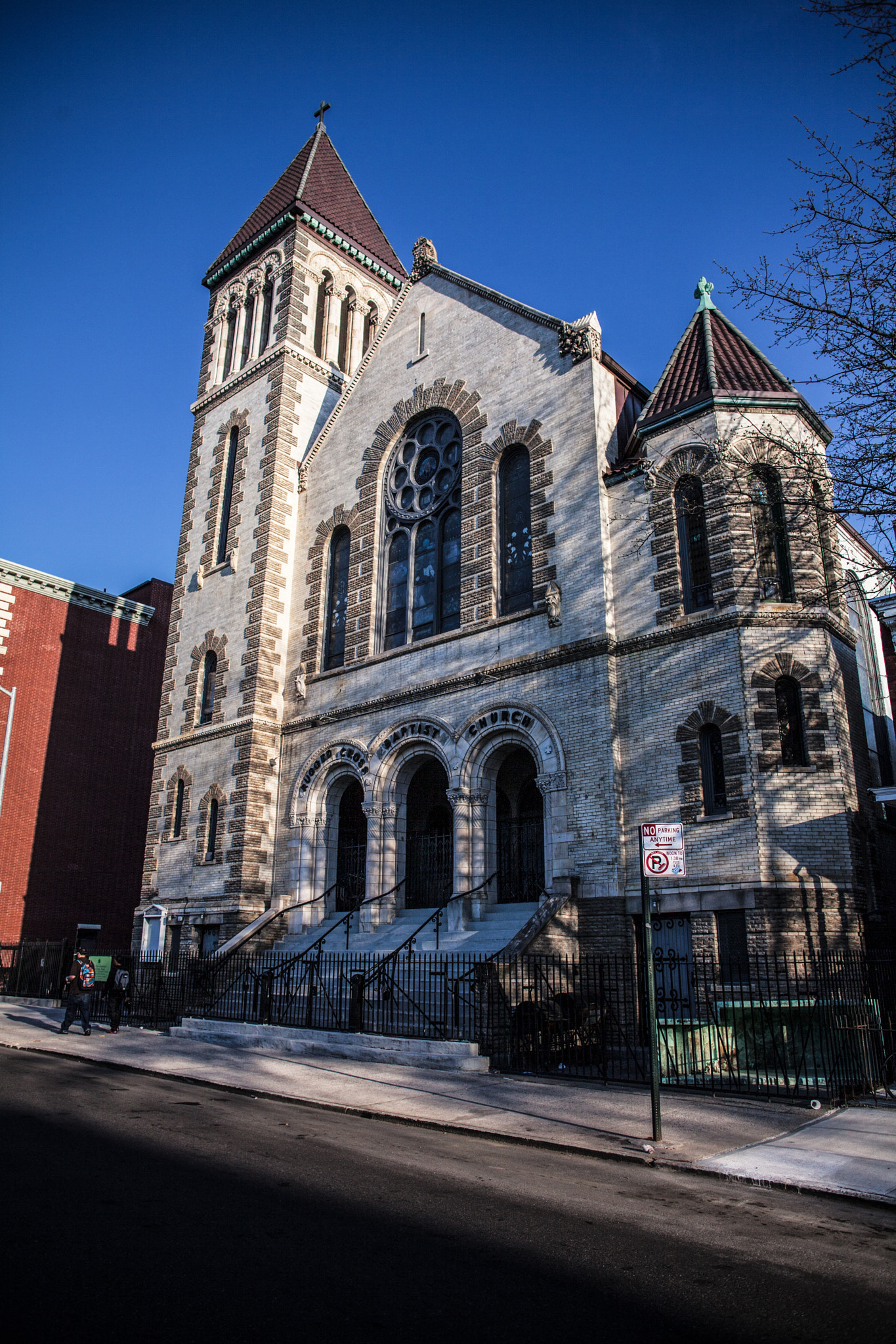 Canon EF 24mm F2.8 sample photo. Rugged cross baptist church photography