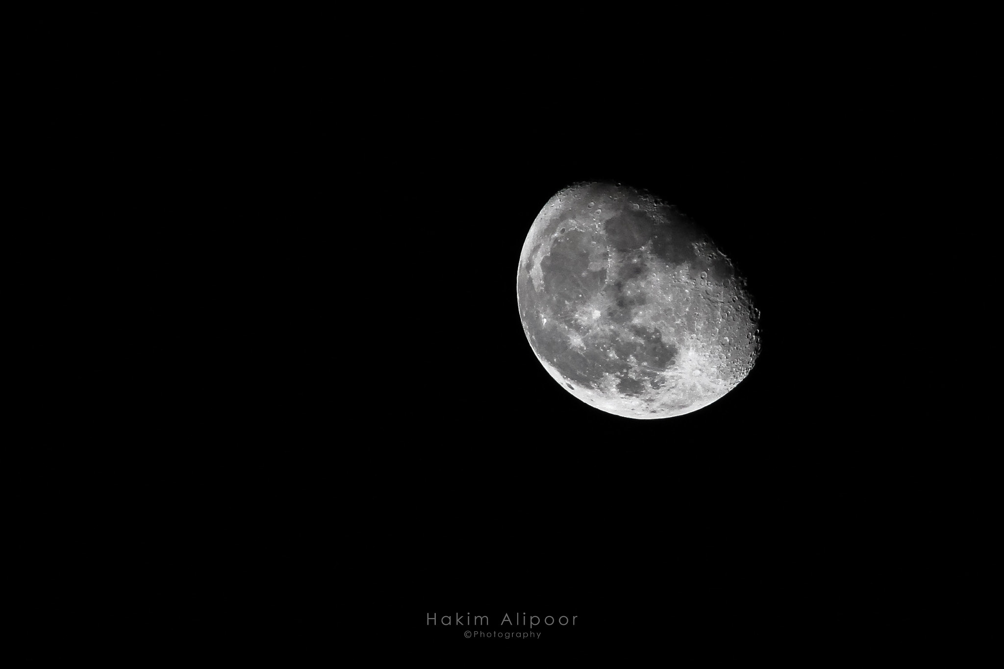 Canon EOS 7D + Canon EF 28-300mm F3.5-5.6L IS USM sample photo. The moon photography