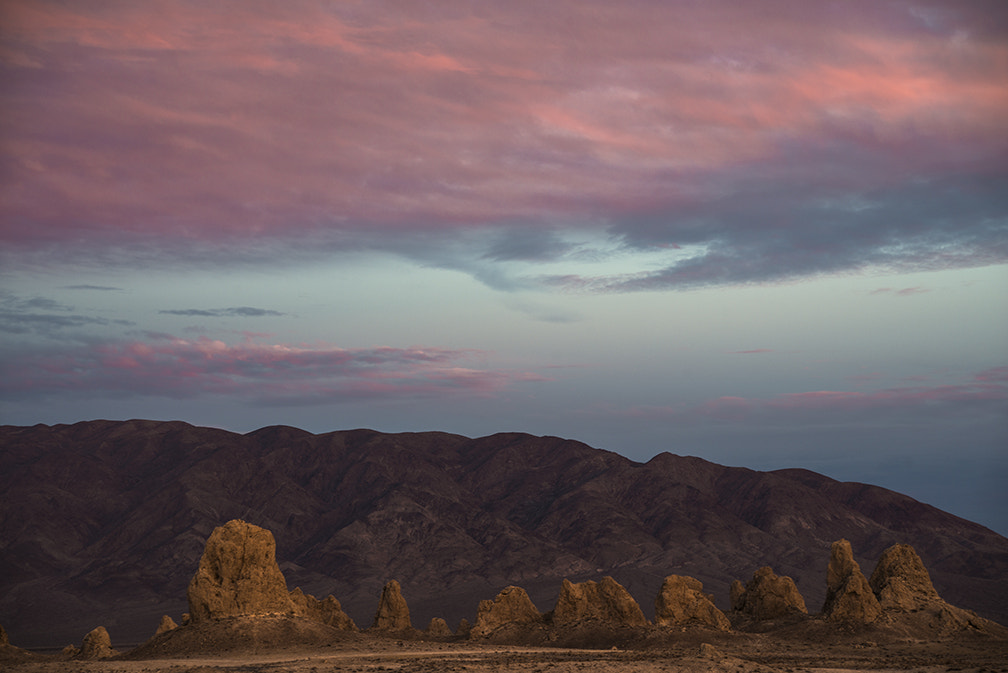 Sigma 70-300mm F4-5.6 APO DG Macro sample photo. Clouds over ridge photography