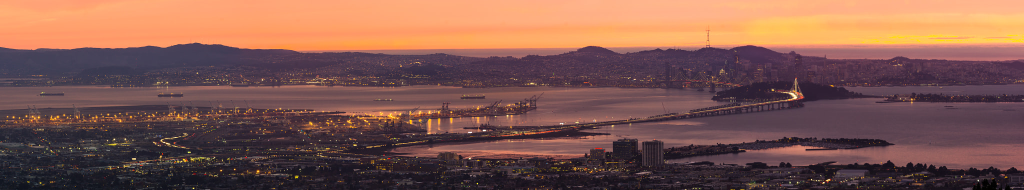 Sony 70-400mm F4-5.6 G SSM II sample photo. Bay area sunset photography