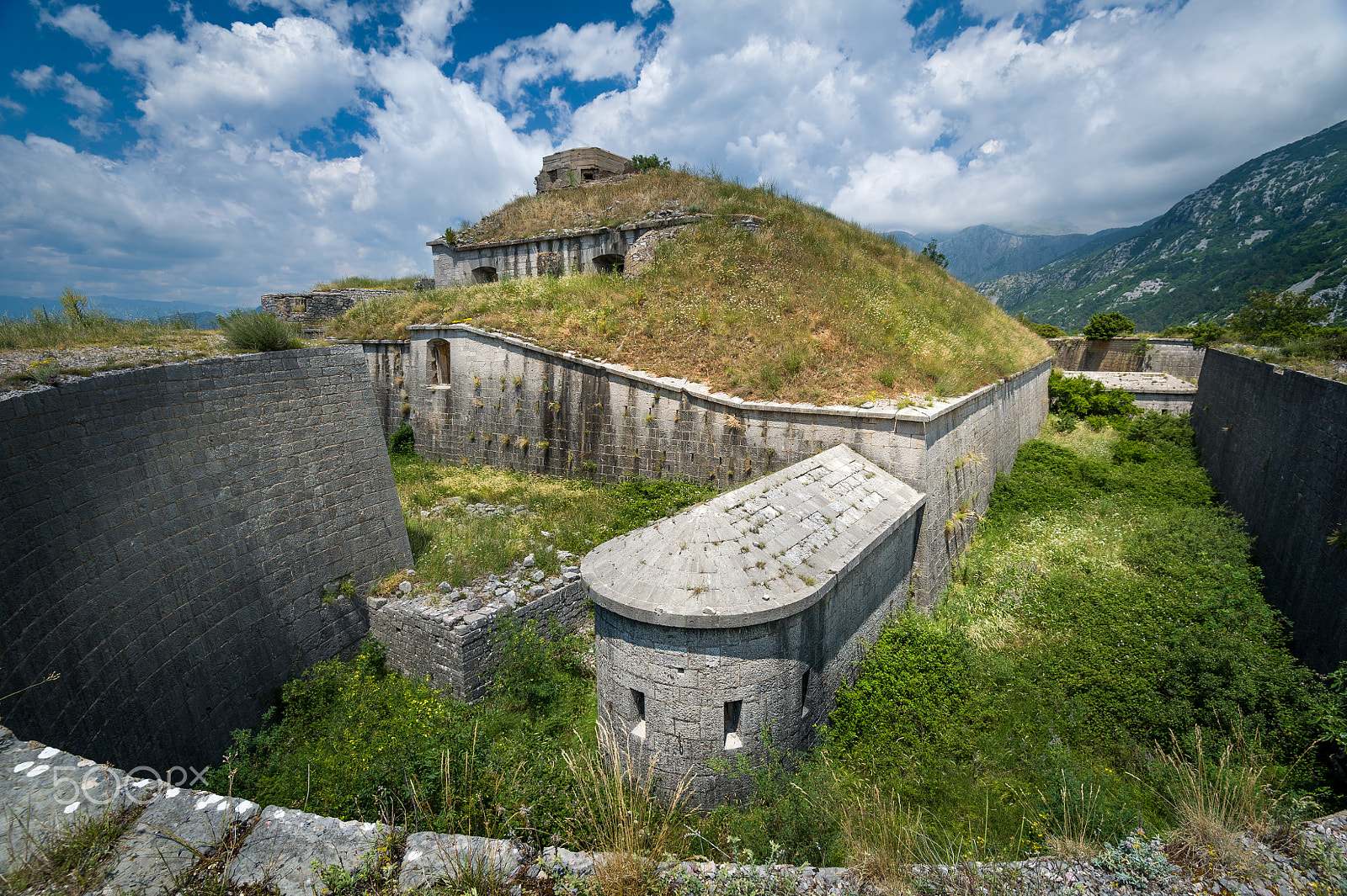Nikon D3S sample photo. Thurmfort gorazda fortress wide angle view photography