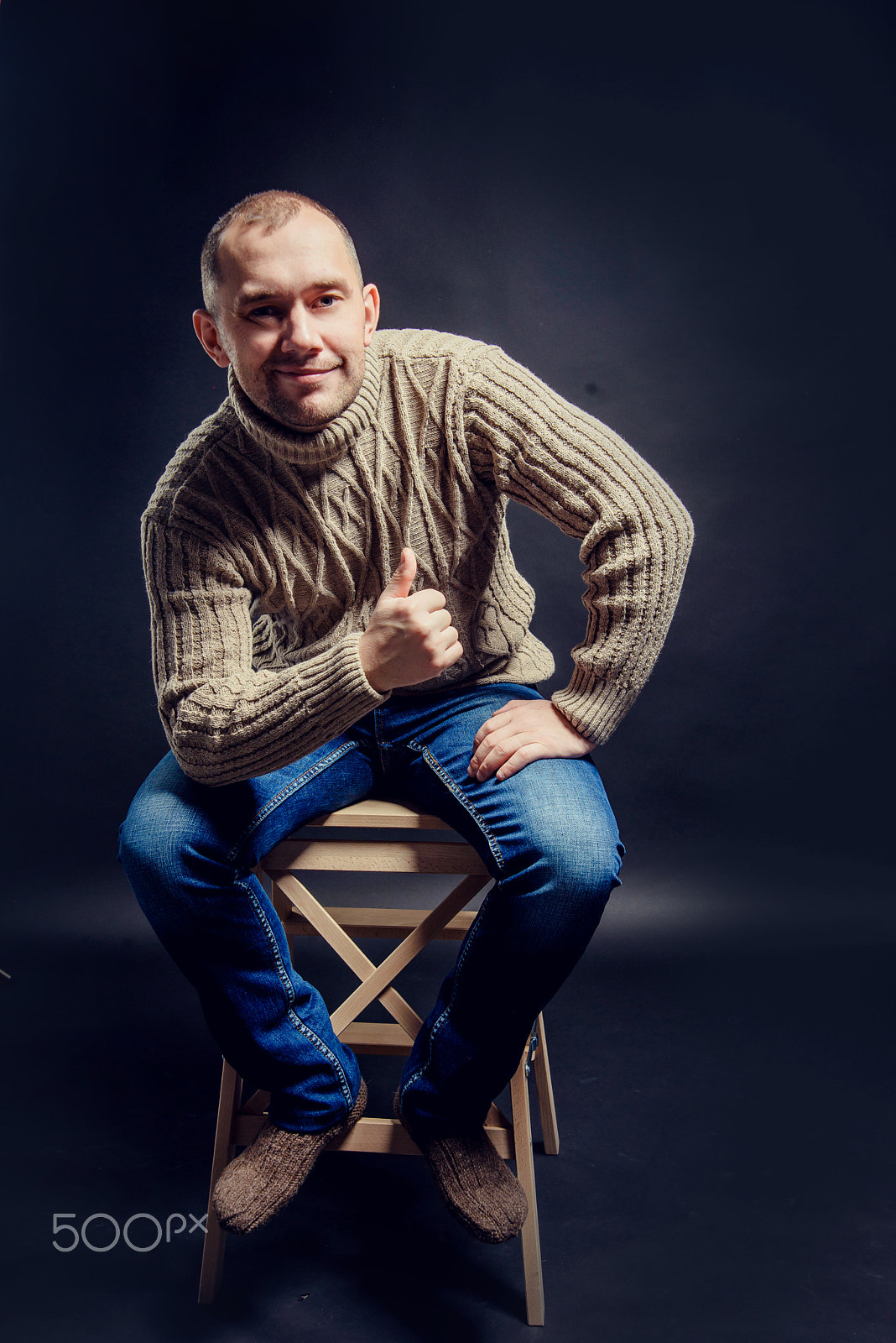 Nikon AF Nikkor 24-85mm F2.8-4D IF sample photo. A young man, slightly unshaven in a warm sweater o photography