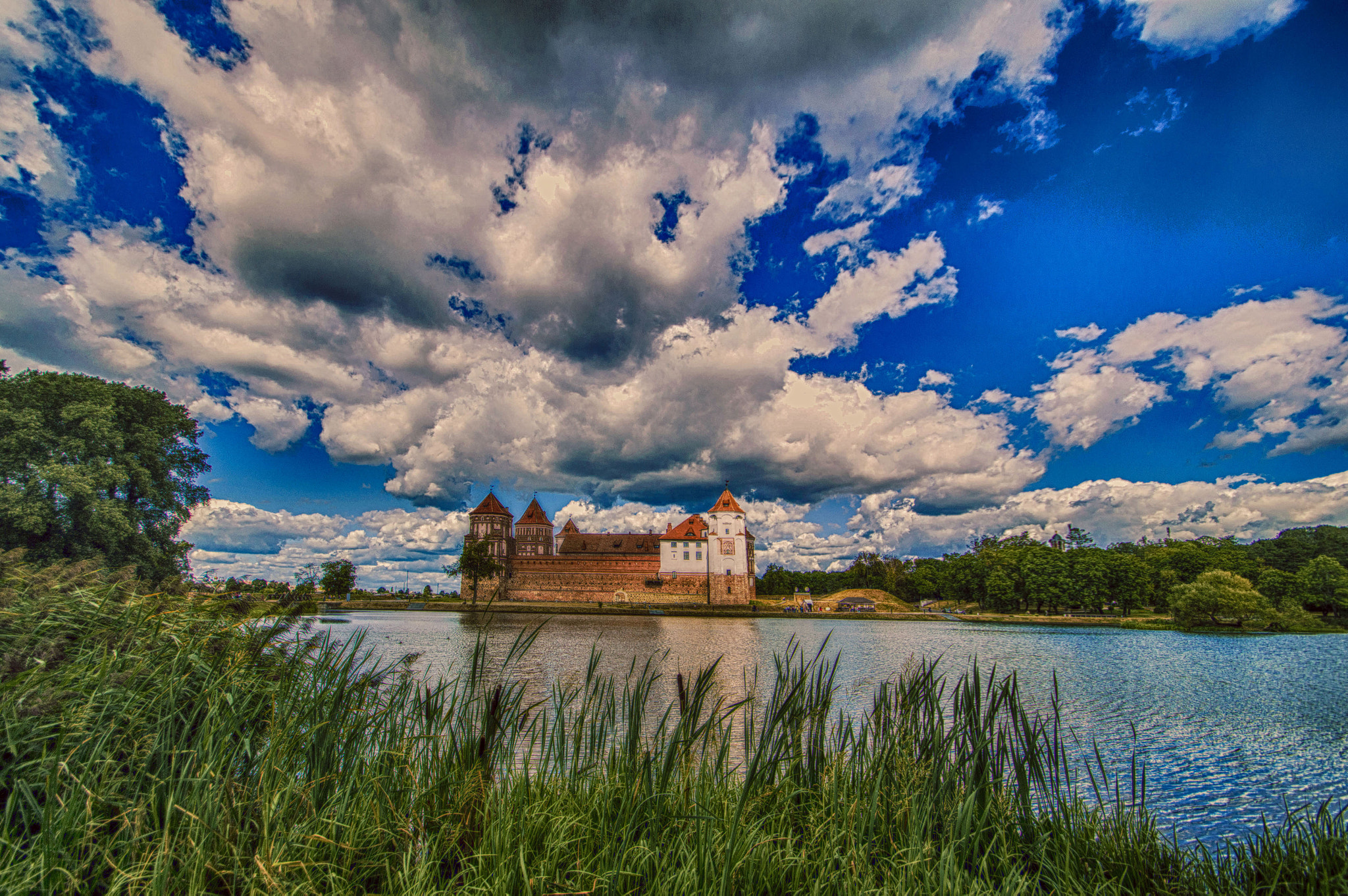 Nikon D3200 sample photo. Mir castle, belarus photography