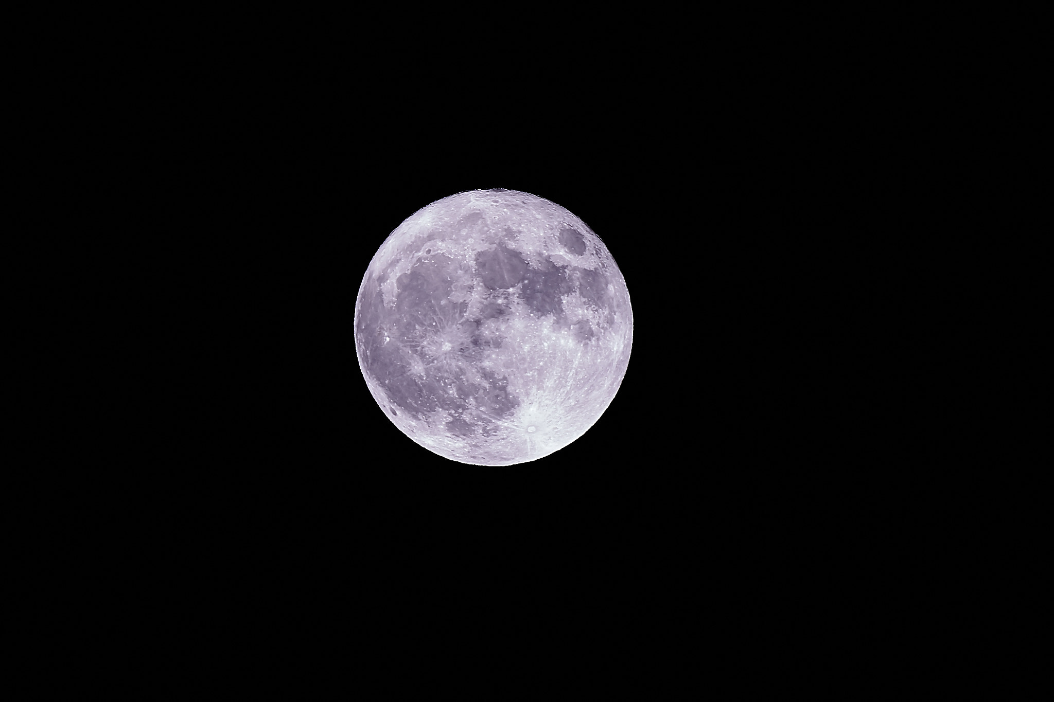 Sony a7 sample photo. Full moon - super moon photography