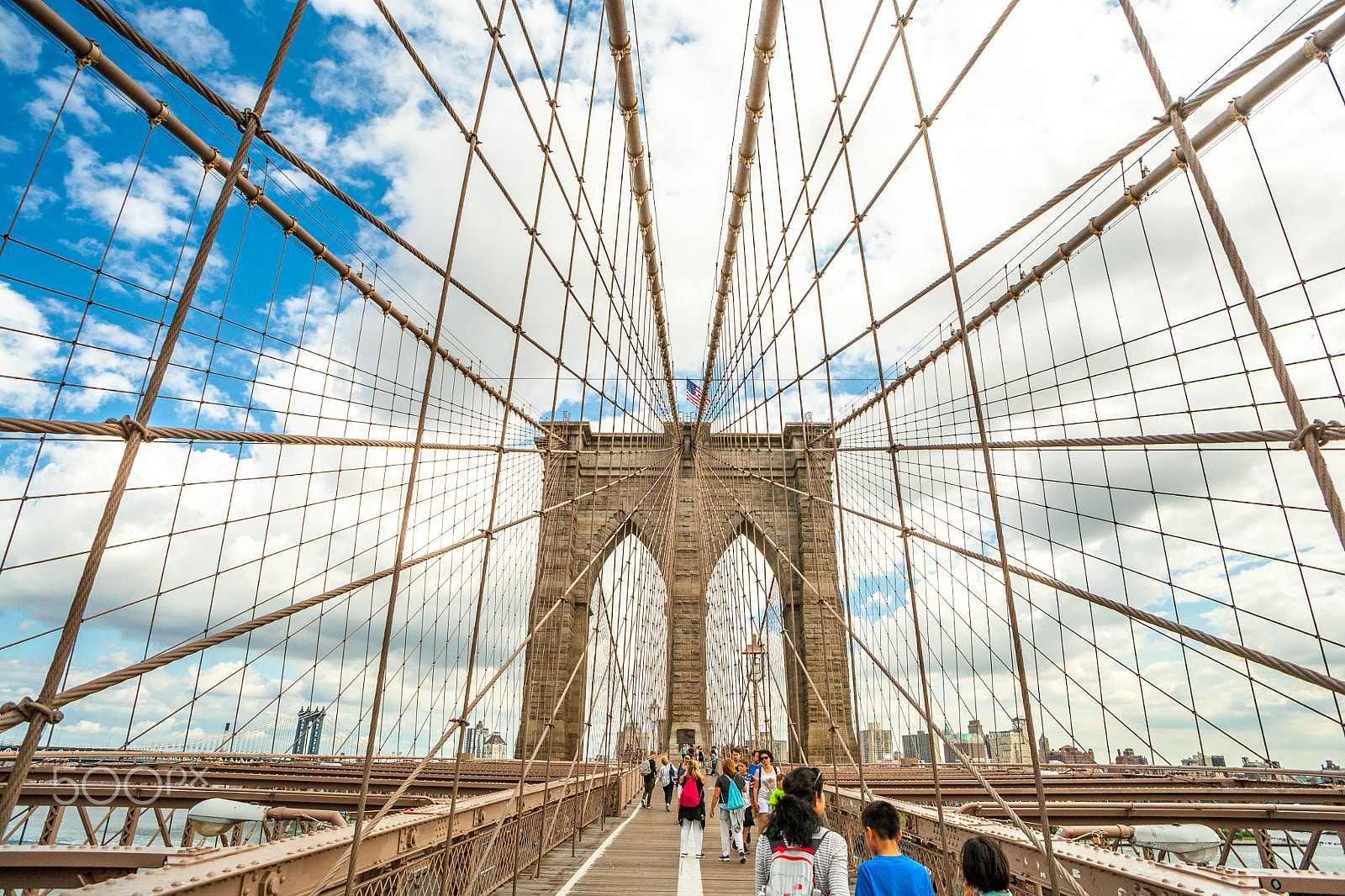 Canon EOS 5D sample photo. Brooklyn bridge photography